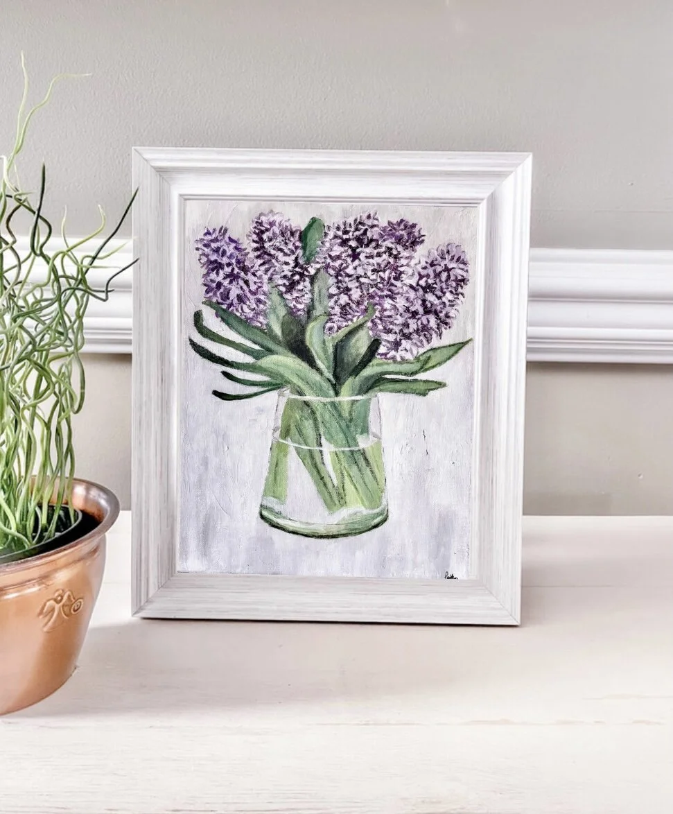 Hyacinths Print styled