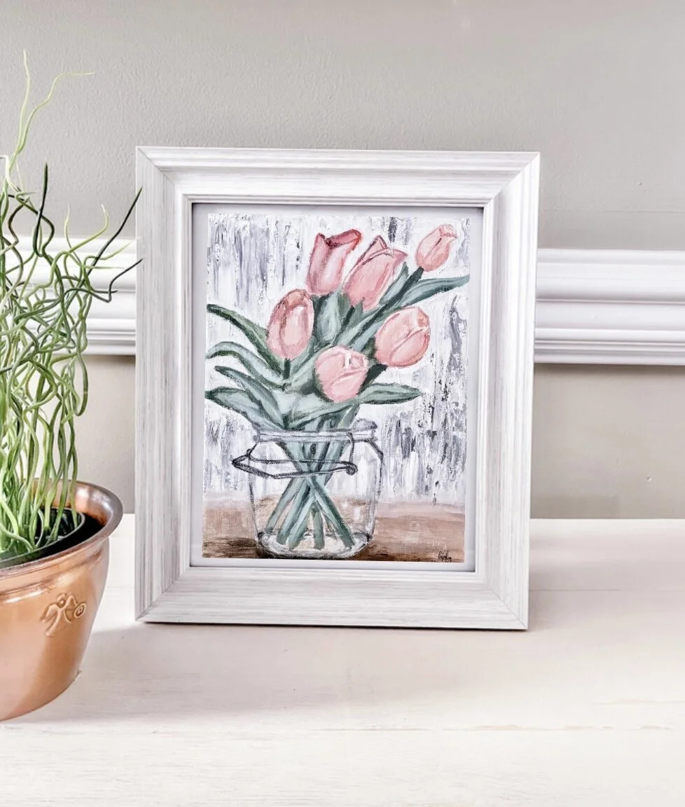 Tulips Print styled