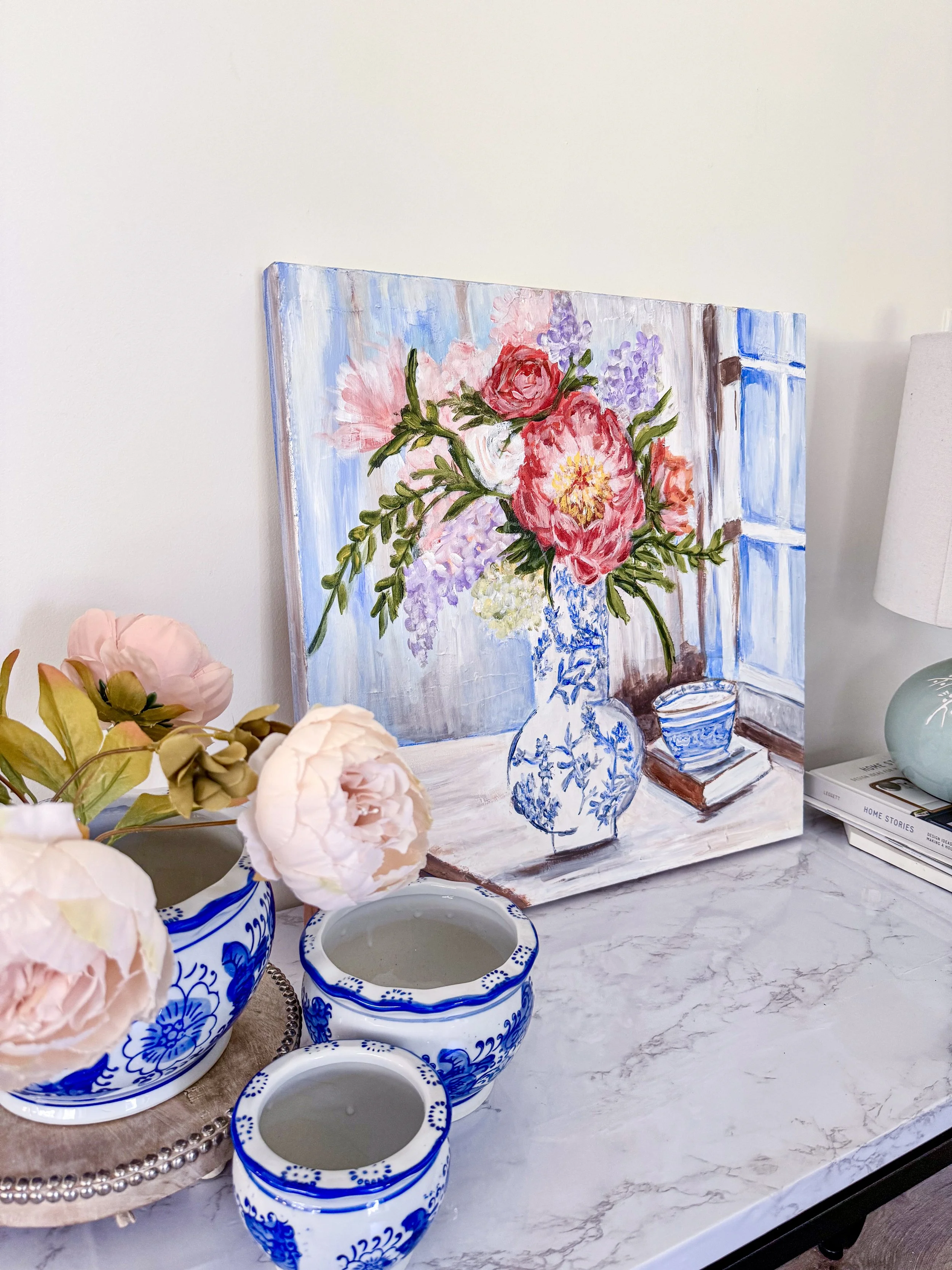 Peony Season styled on console table sideways 2.jpg