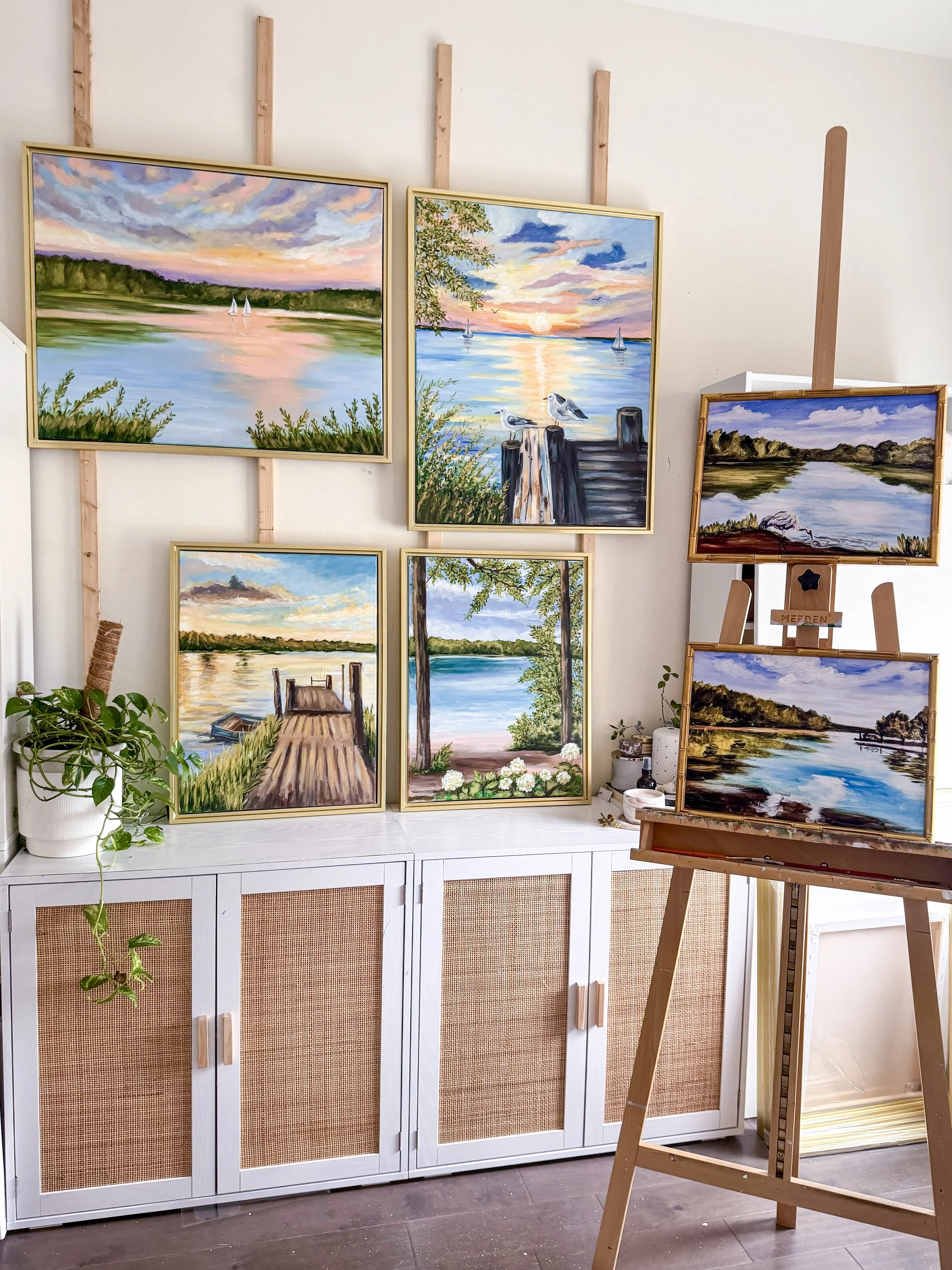"Serene Lake Scenes" Collection 