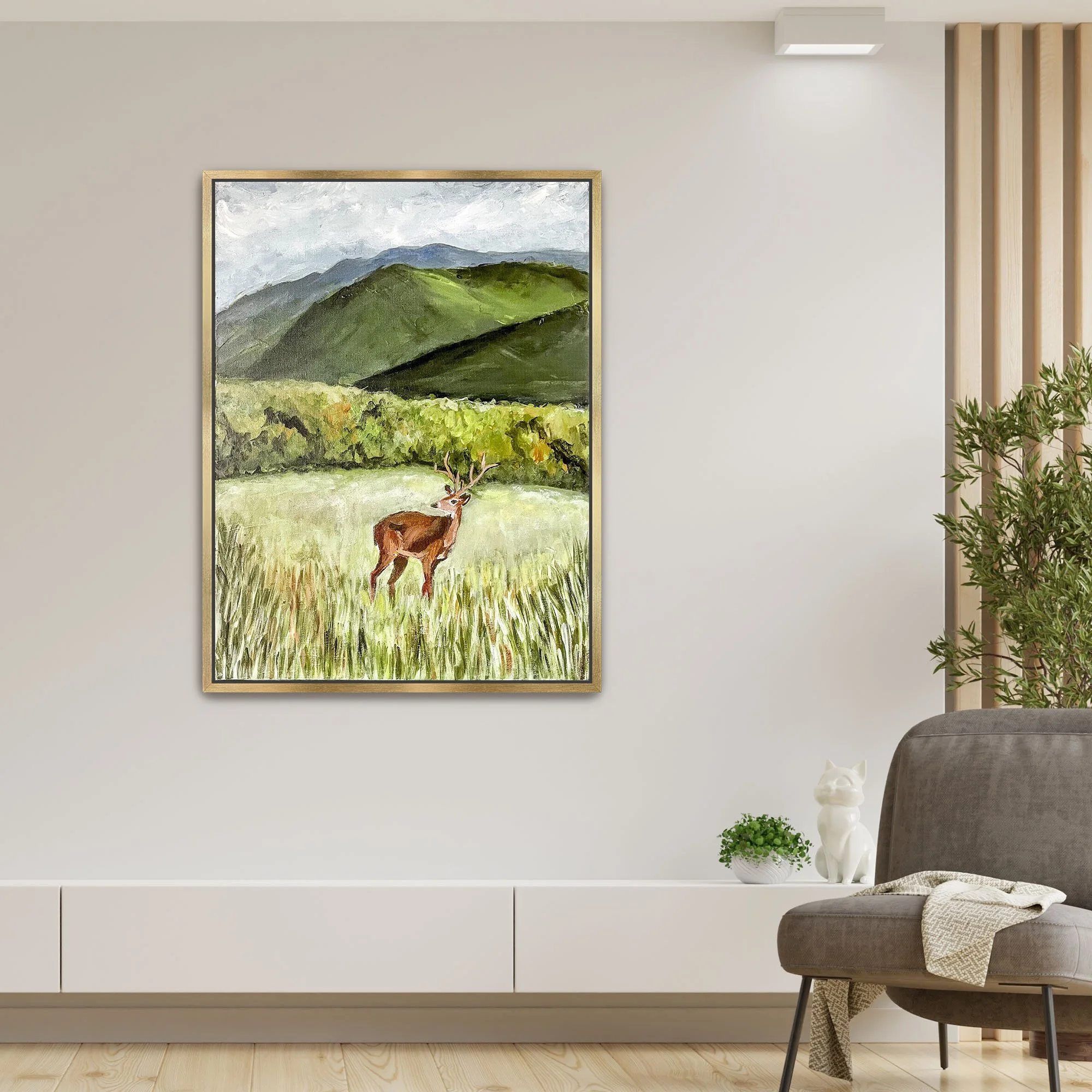 Love Thy Dwelling Print framed gold.jpg