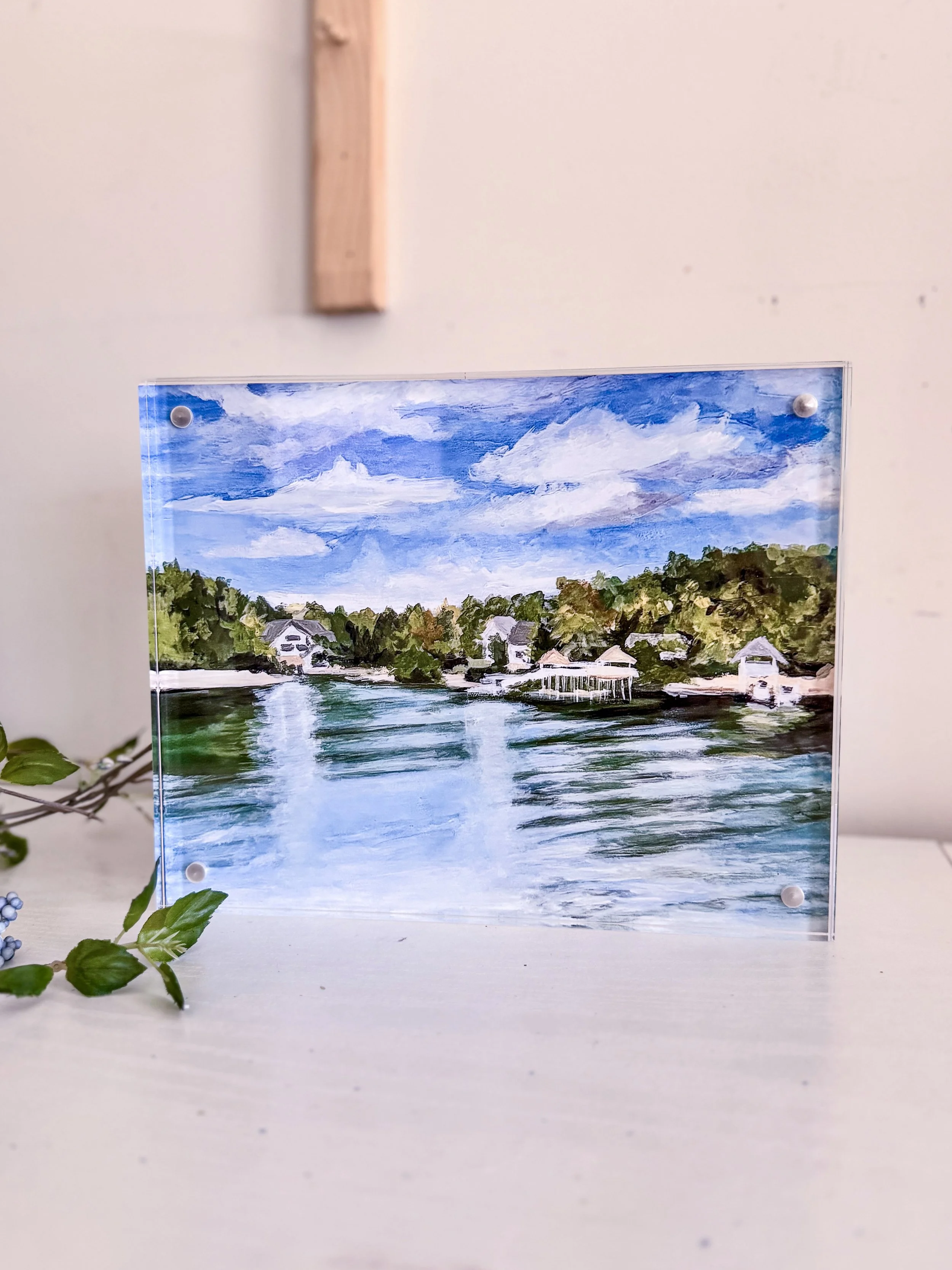 Reflection Acrylic Block Print by Artist Pooja Roy.jpg