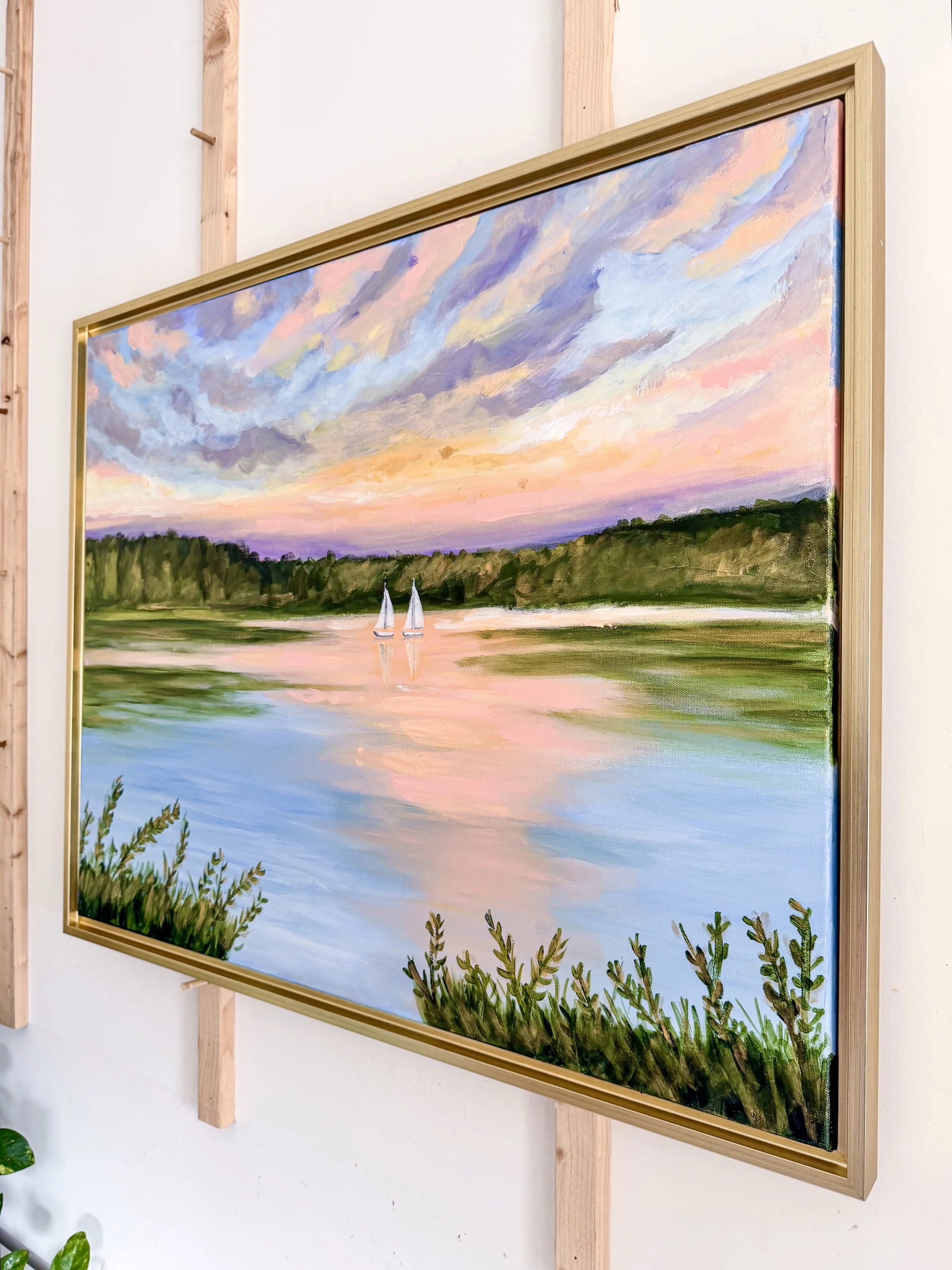 Evening Reflection Painting by Artist Pooja Roy_5.jpg