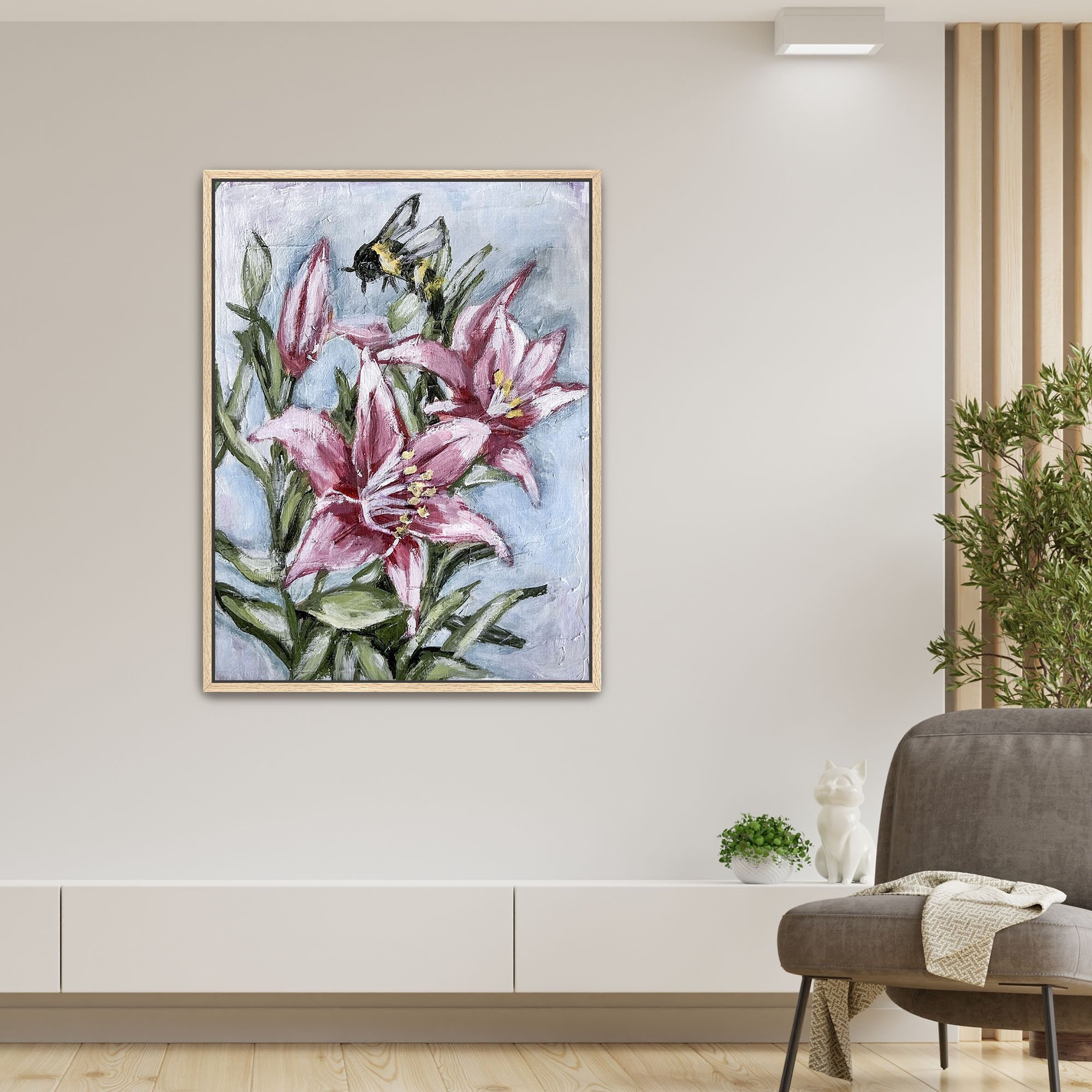 Sweet Fragrance Print framed oak.jpg