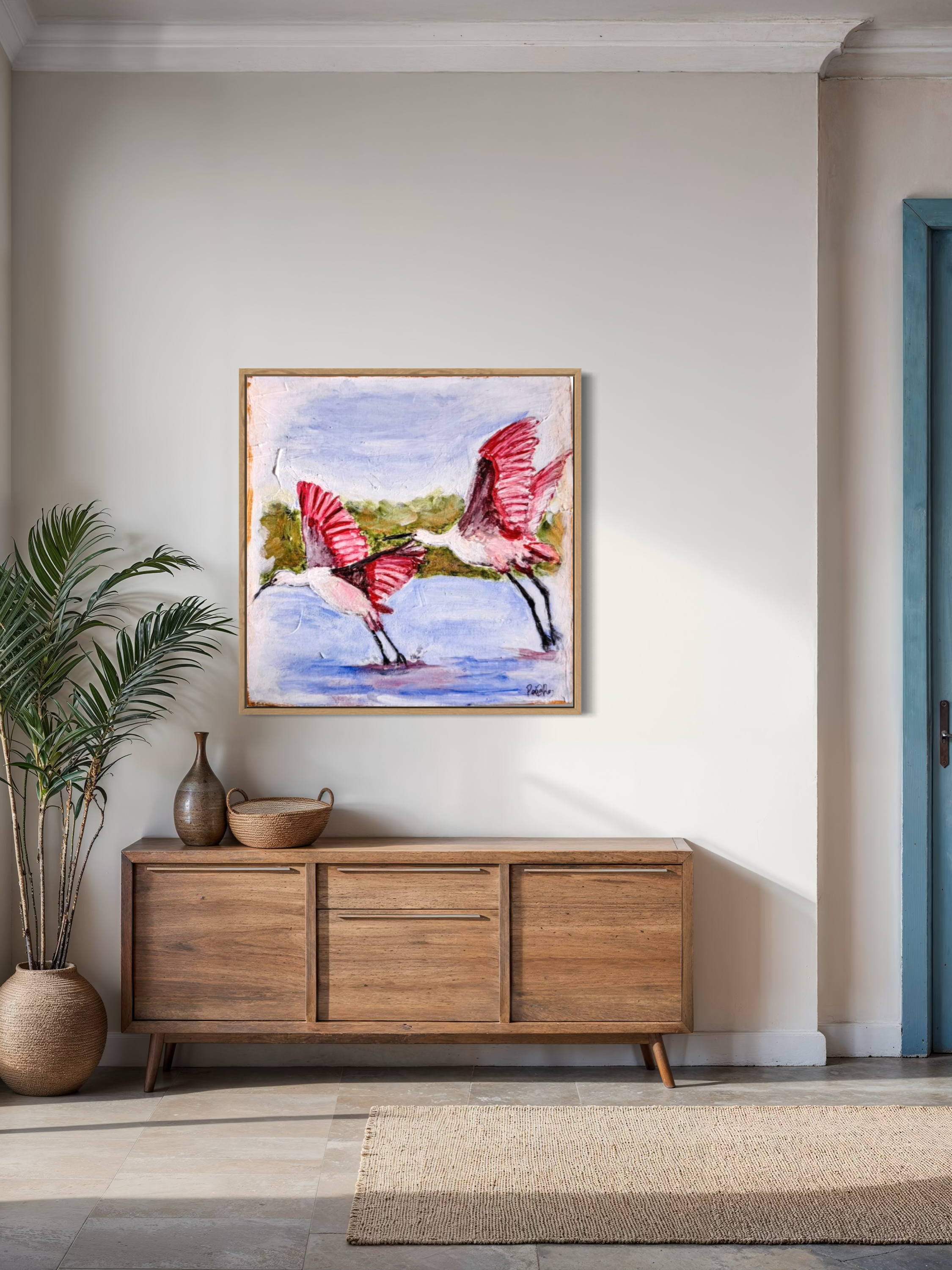 Flying Roseate Spoonbills mockup_1.PNG