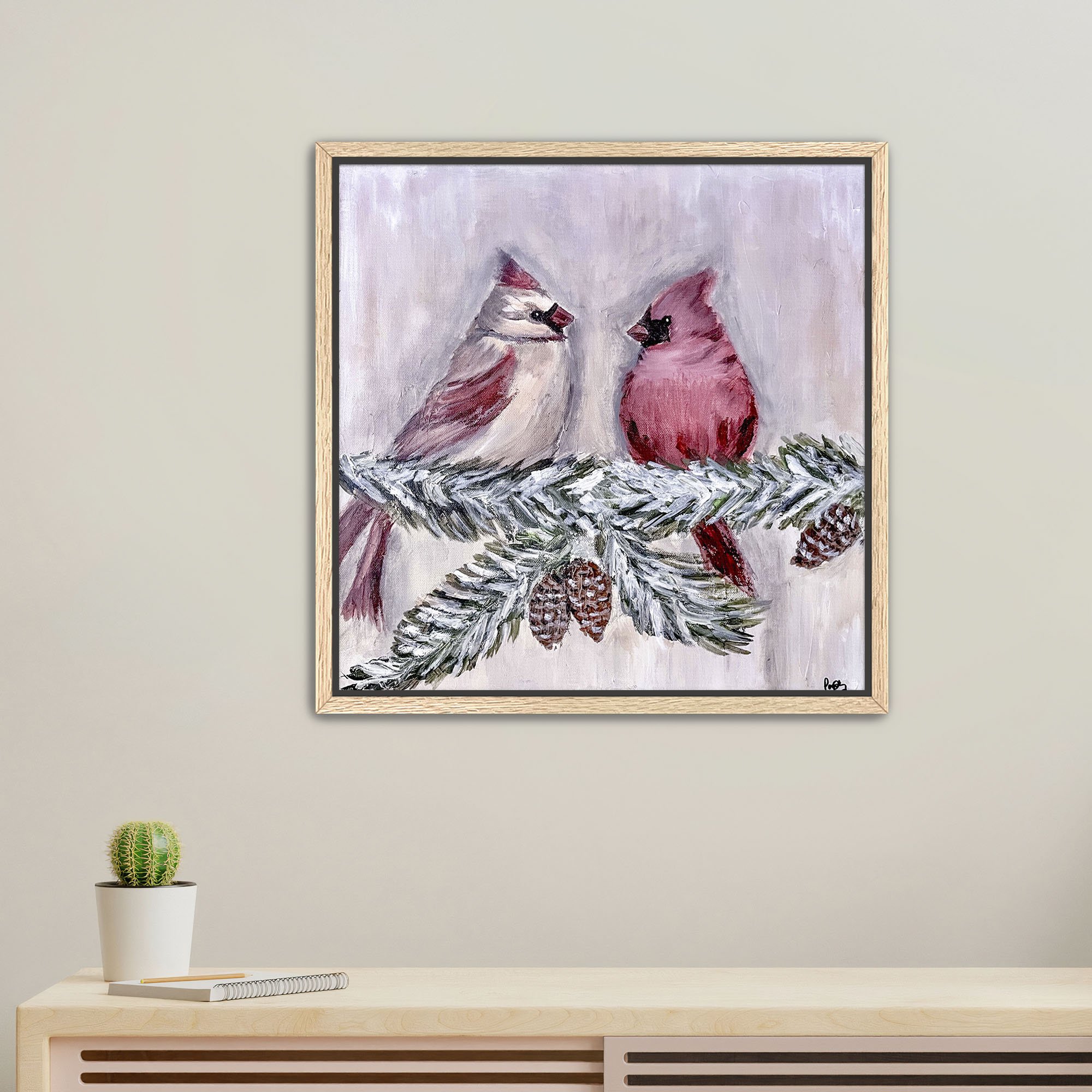Forever Together Print framed oak.jpg
