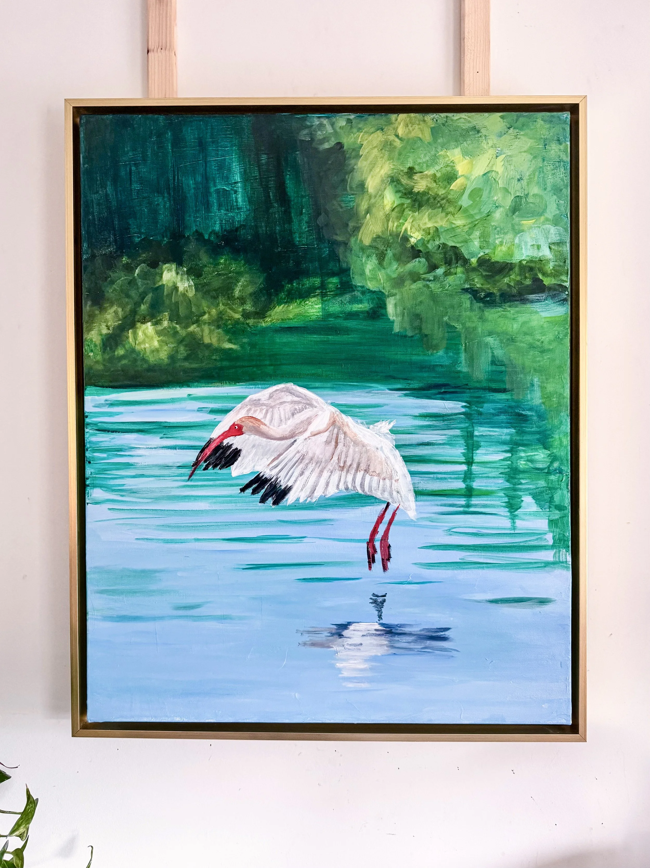 Iris the Ibis Painting by Artist Pooja Roy-3.jpg