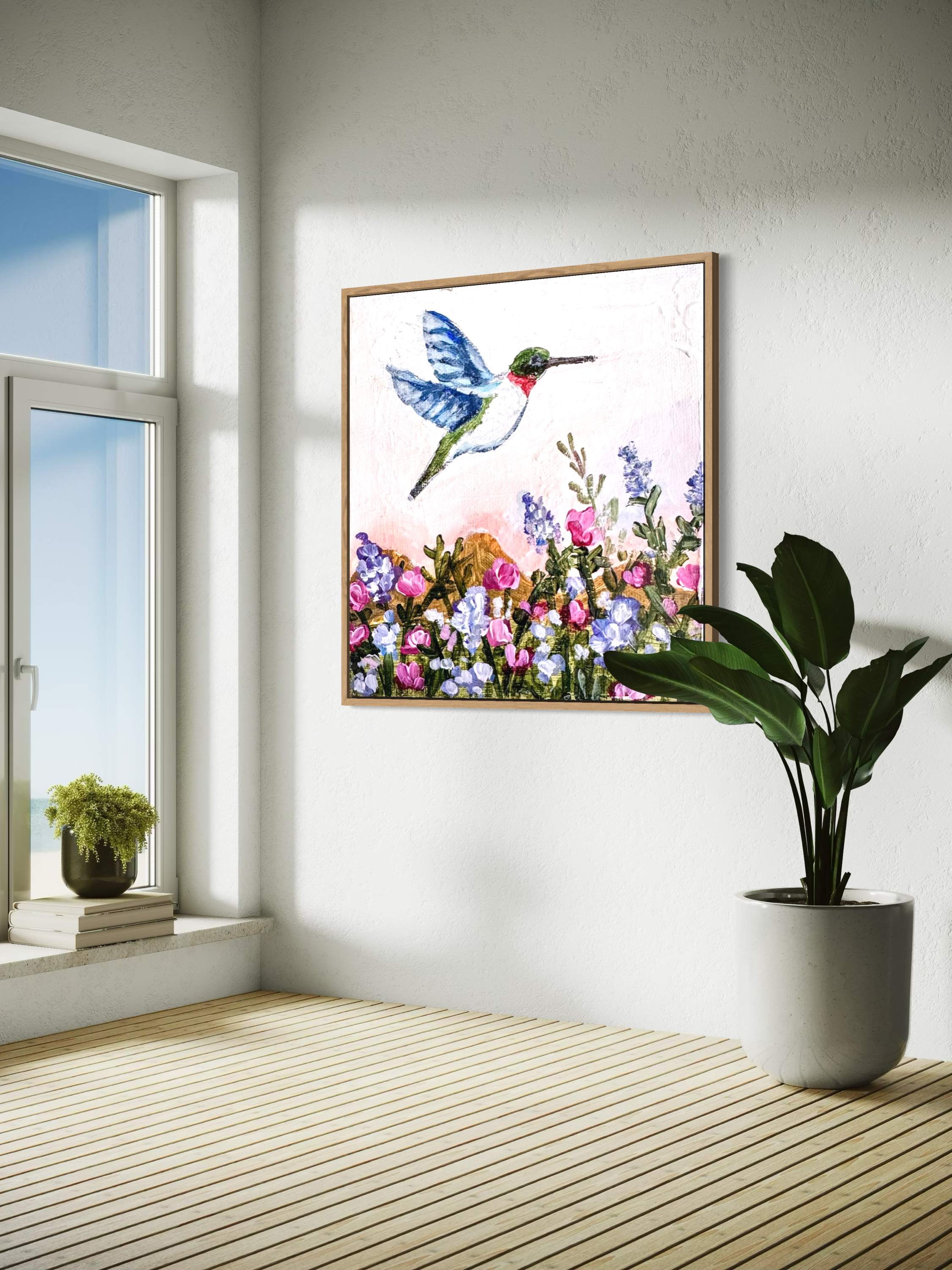 Hummingbird in Flight Print mockup_2.PNG