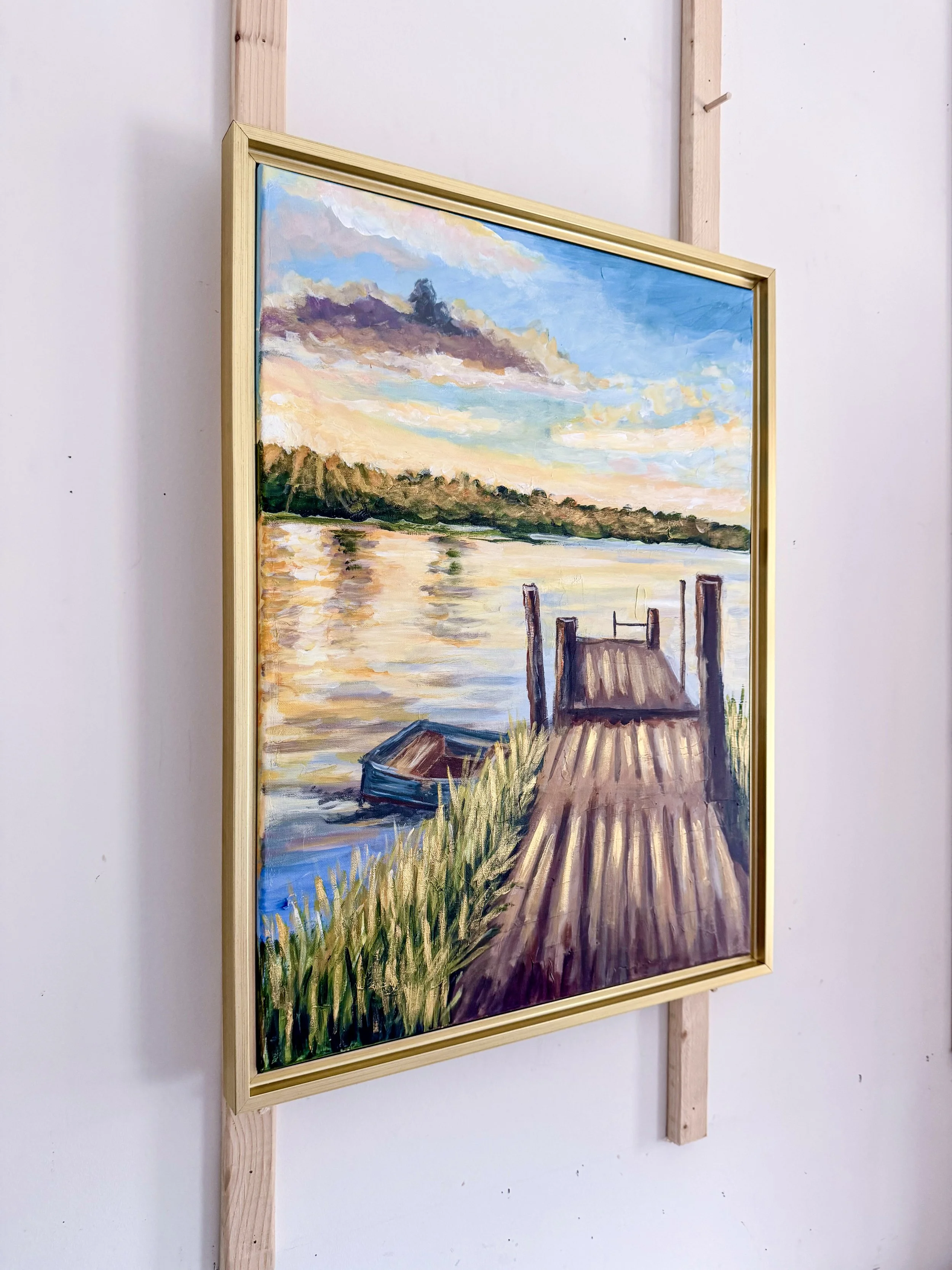 Golden Waters Painting by Artist Pooja Roy_6.jpg
