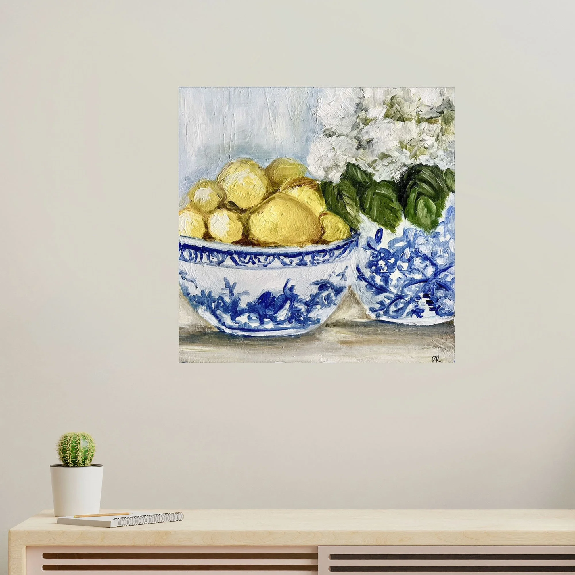 Lemons & Hydrangeas Print no frame.jpg