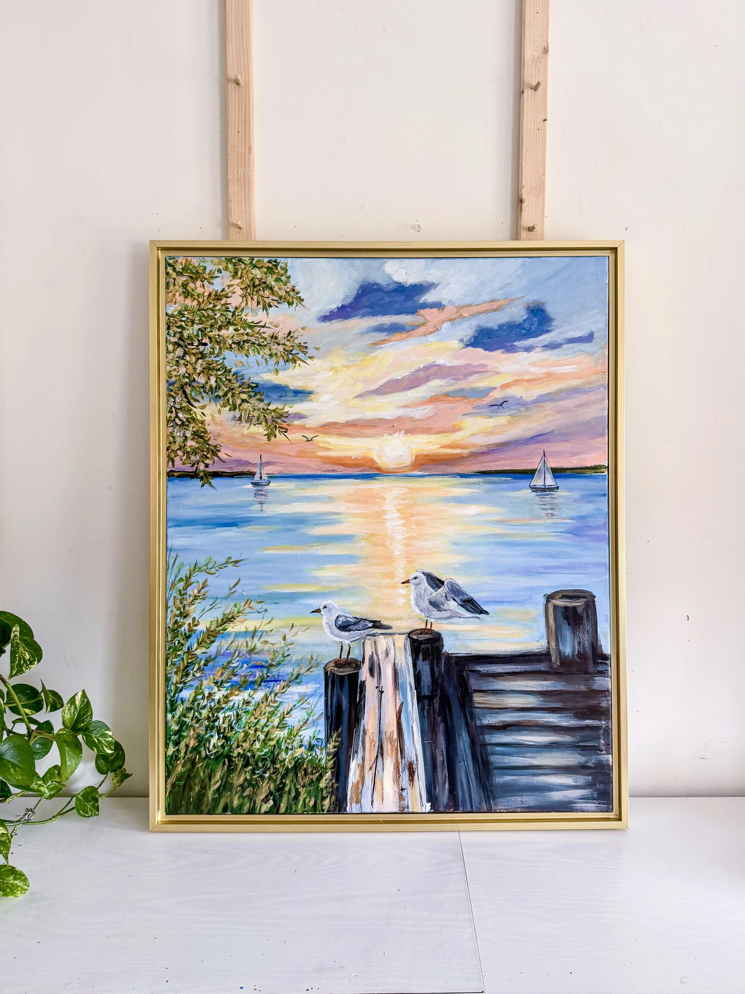 Where the Day Rests Painting by Artist Pooja Roy.jpg