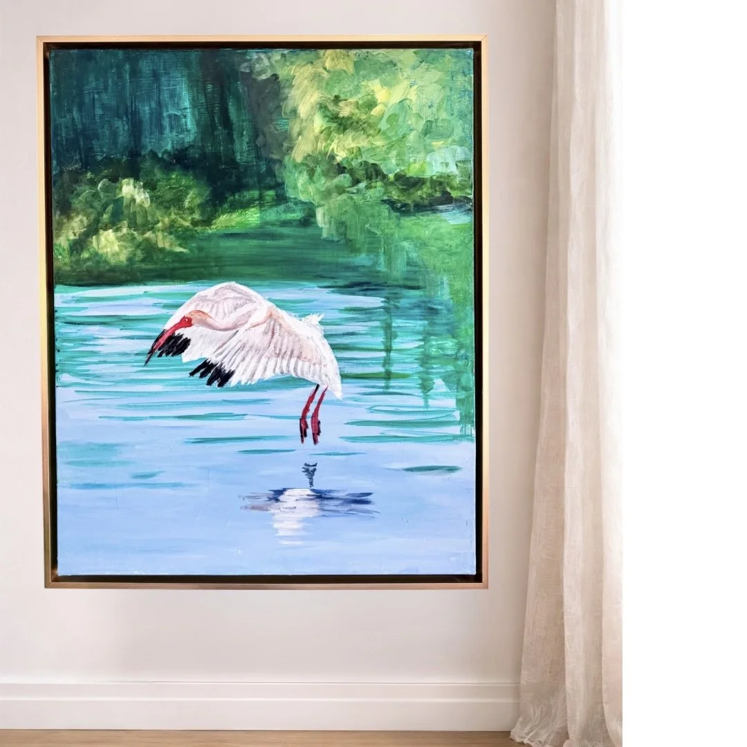 Iris the Ibis Painting by Artist Pooja Roy.jpg