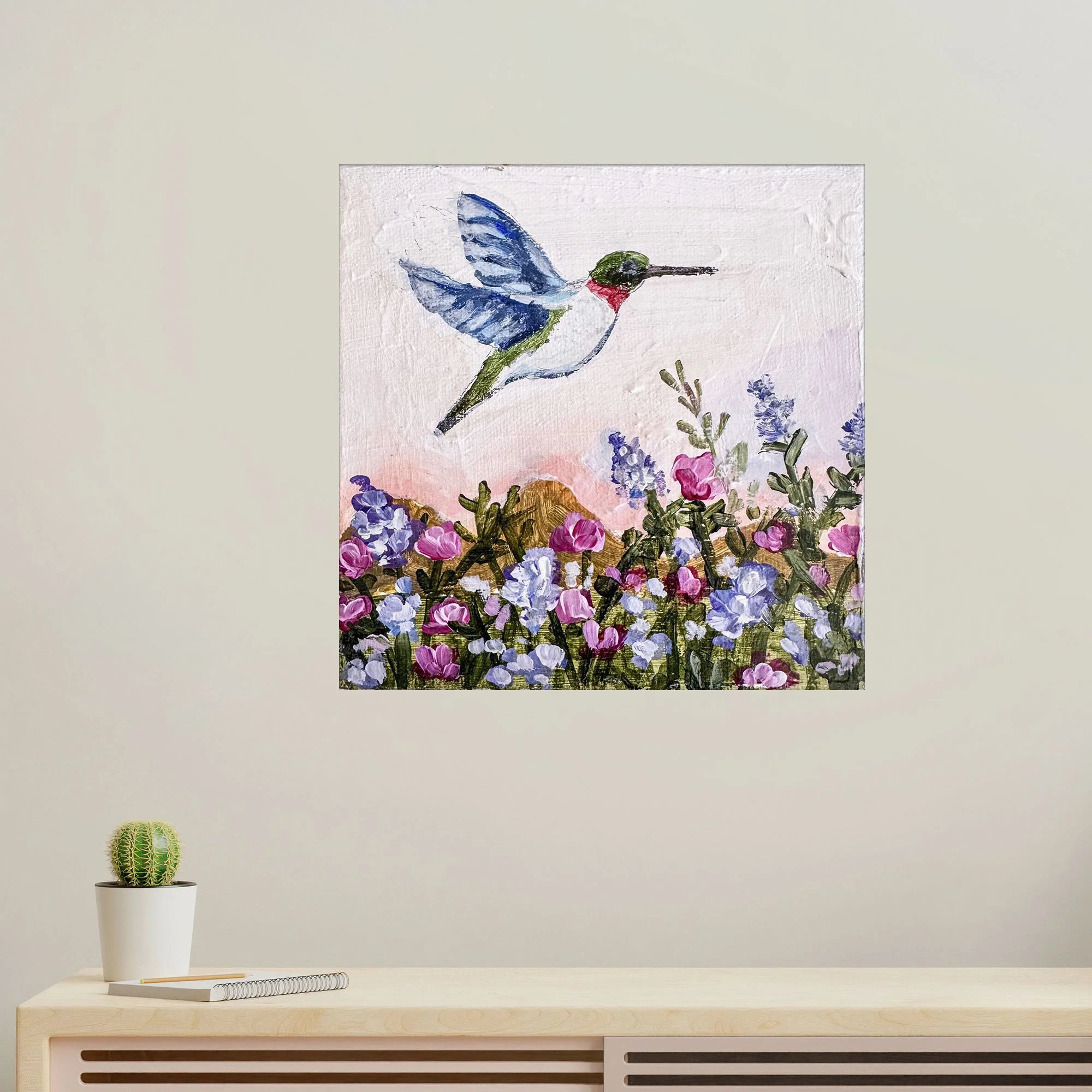 Hummingbird in Flight Print no frame.jpg