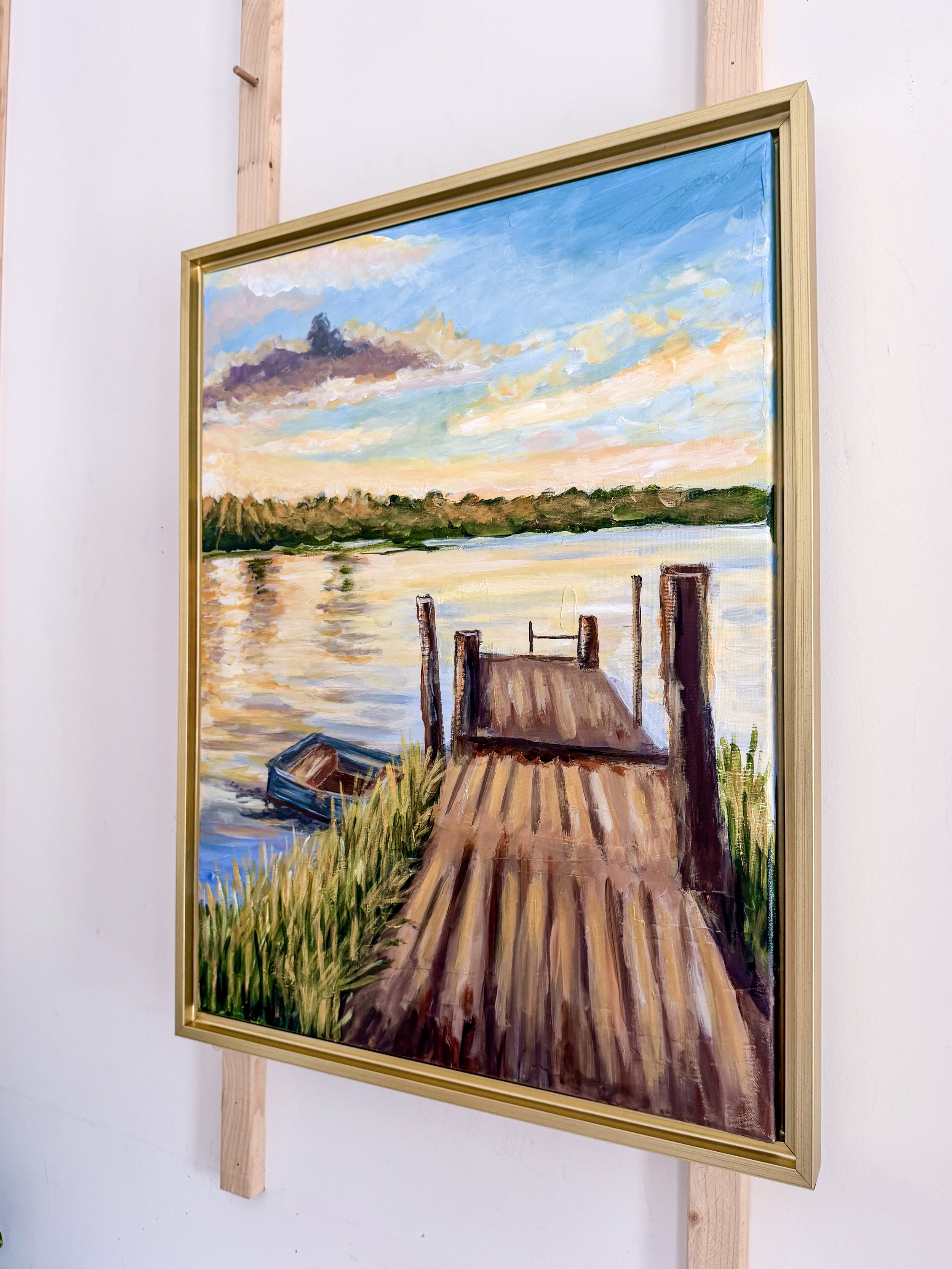 Golden Waters Painting by Artist Pooja Roy_5.jpg