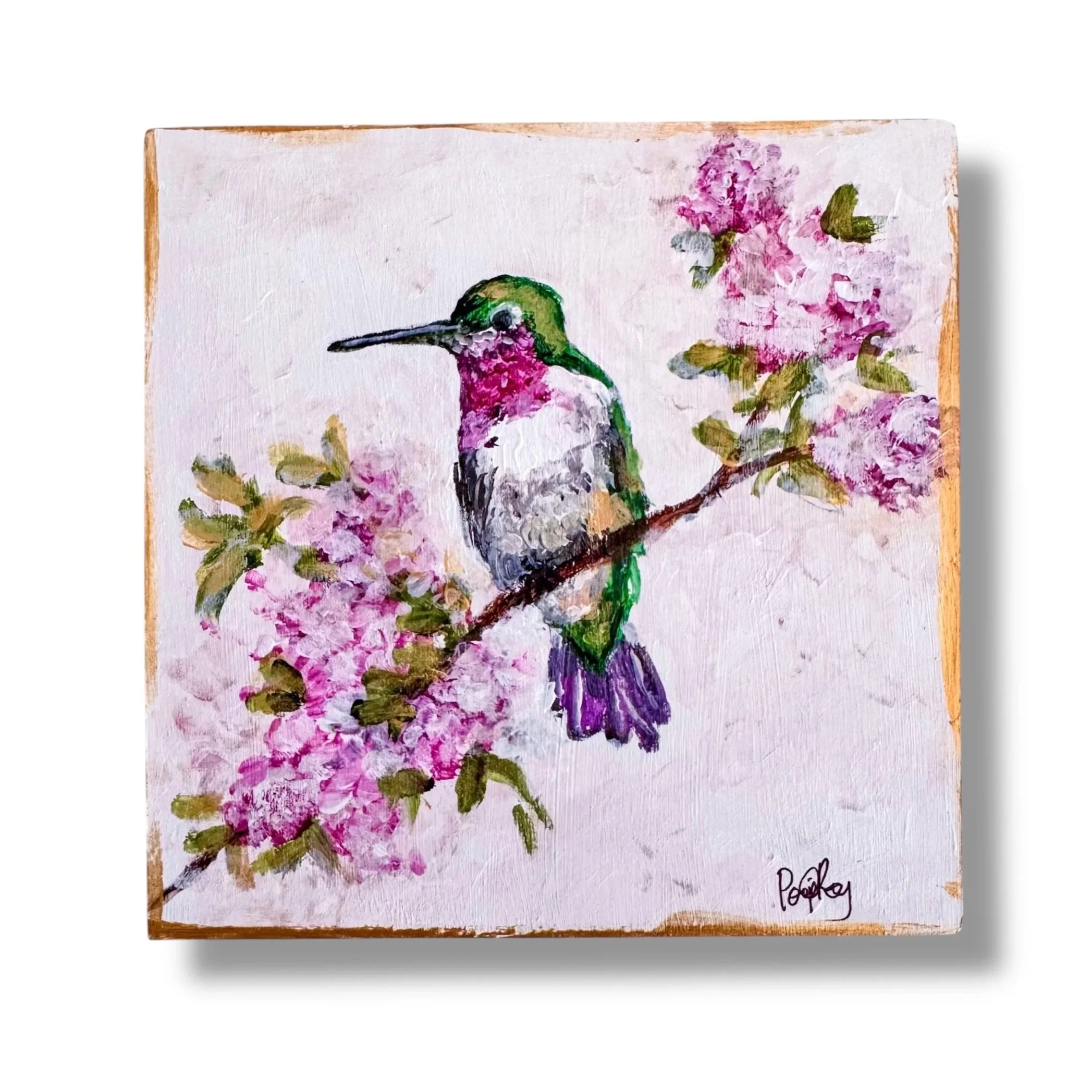 Acrylic+painting+of+Hummingbird+in+Autumn+Hydrangeas+by+Charlotte%2C+NC+Artist+Pooja+Roy-1.jpg