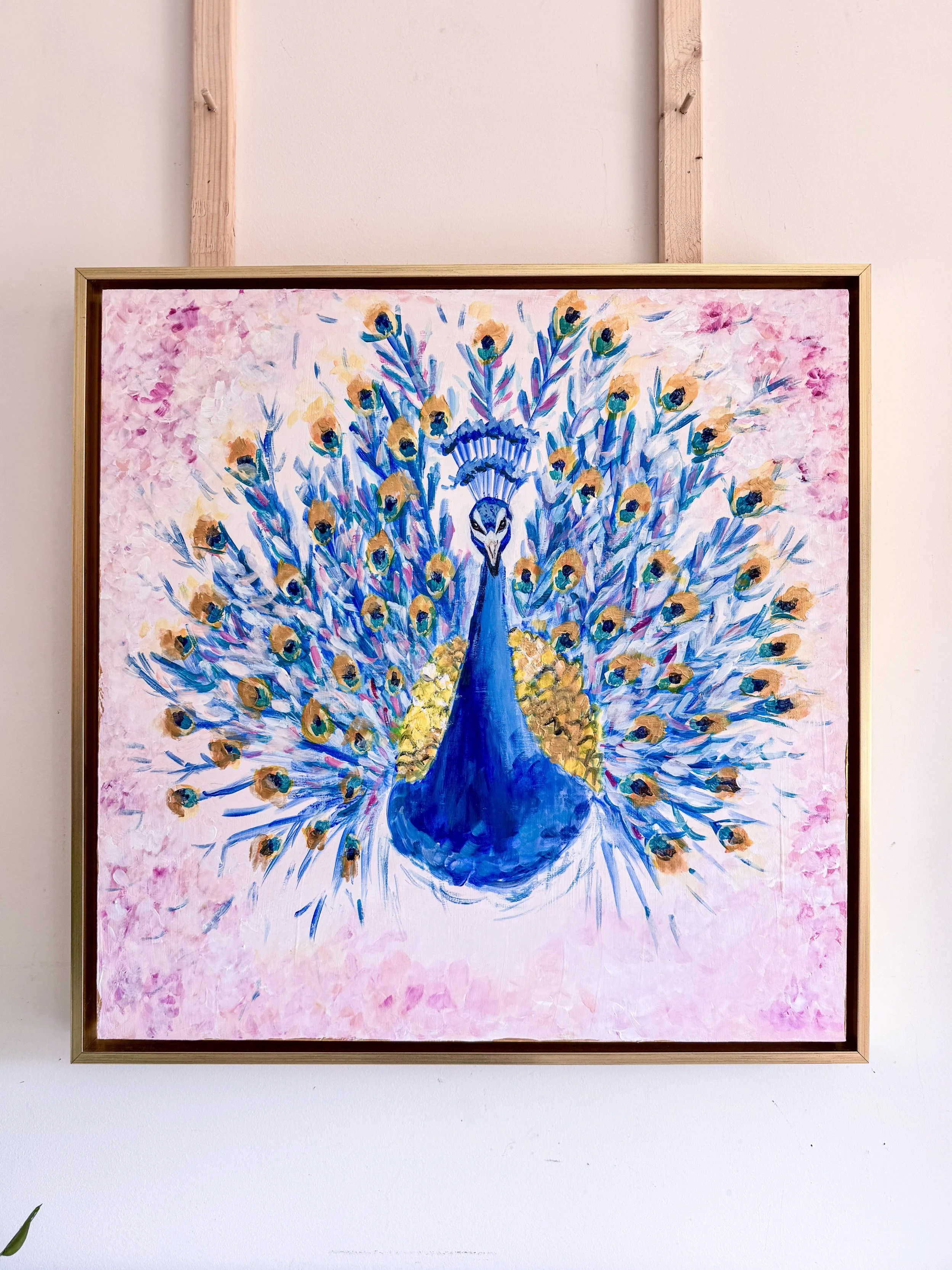 Peacock Bloom Painting by Artist Pooja Roy-1.jpg