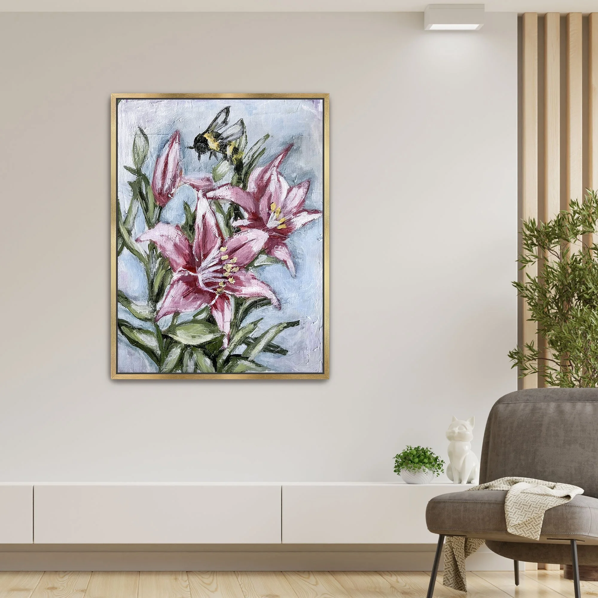 Sweet Fragrance Print framed gold.jpg