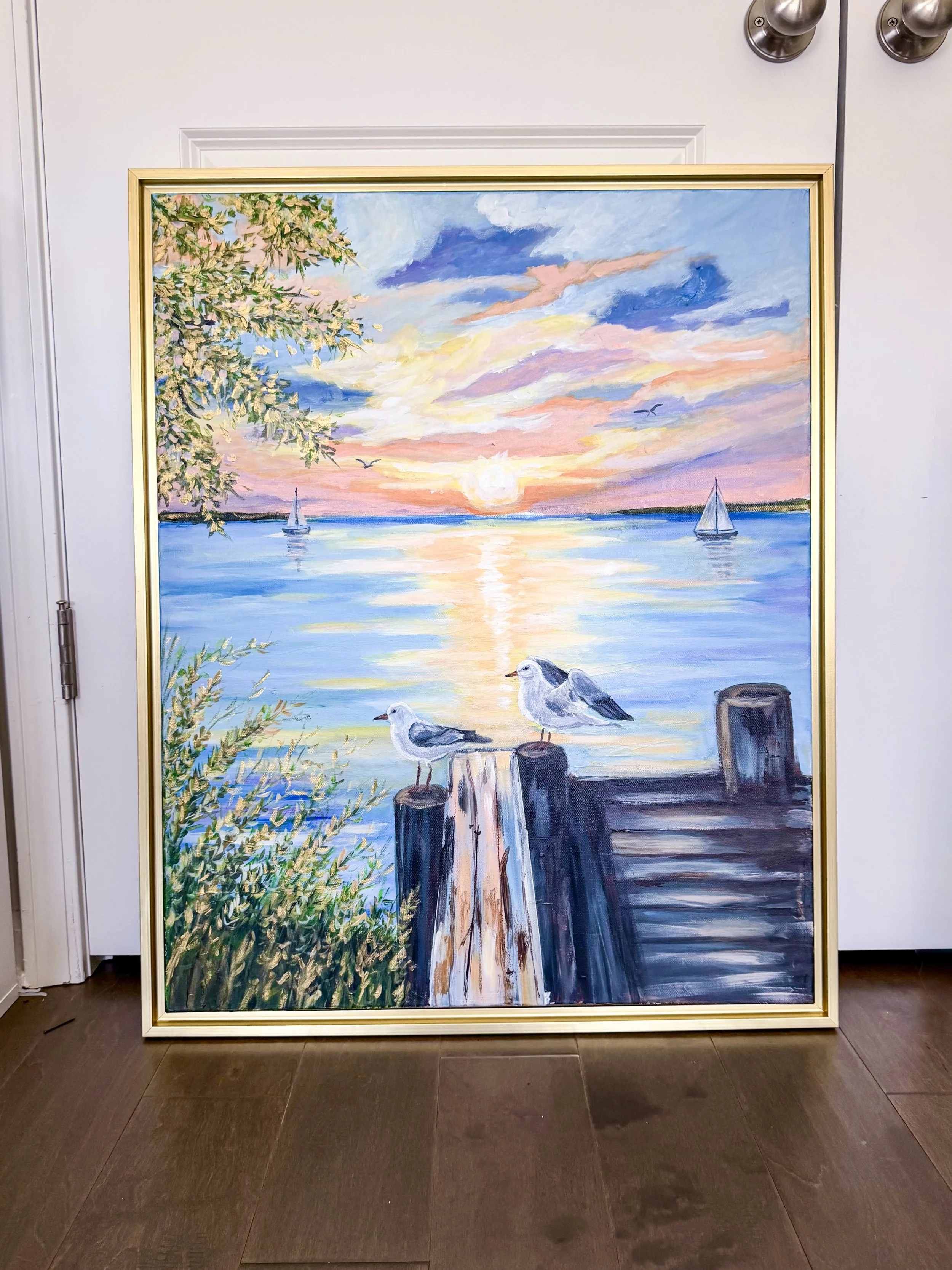 Where The Day Rests Painting by Artist Pooja Roy_1.jpg