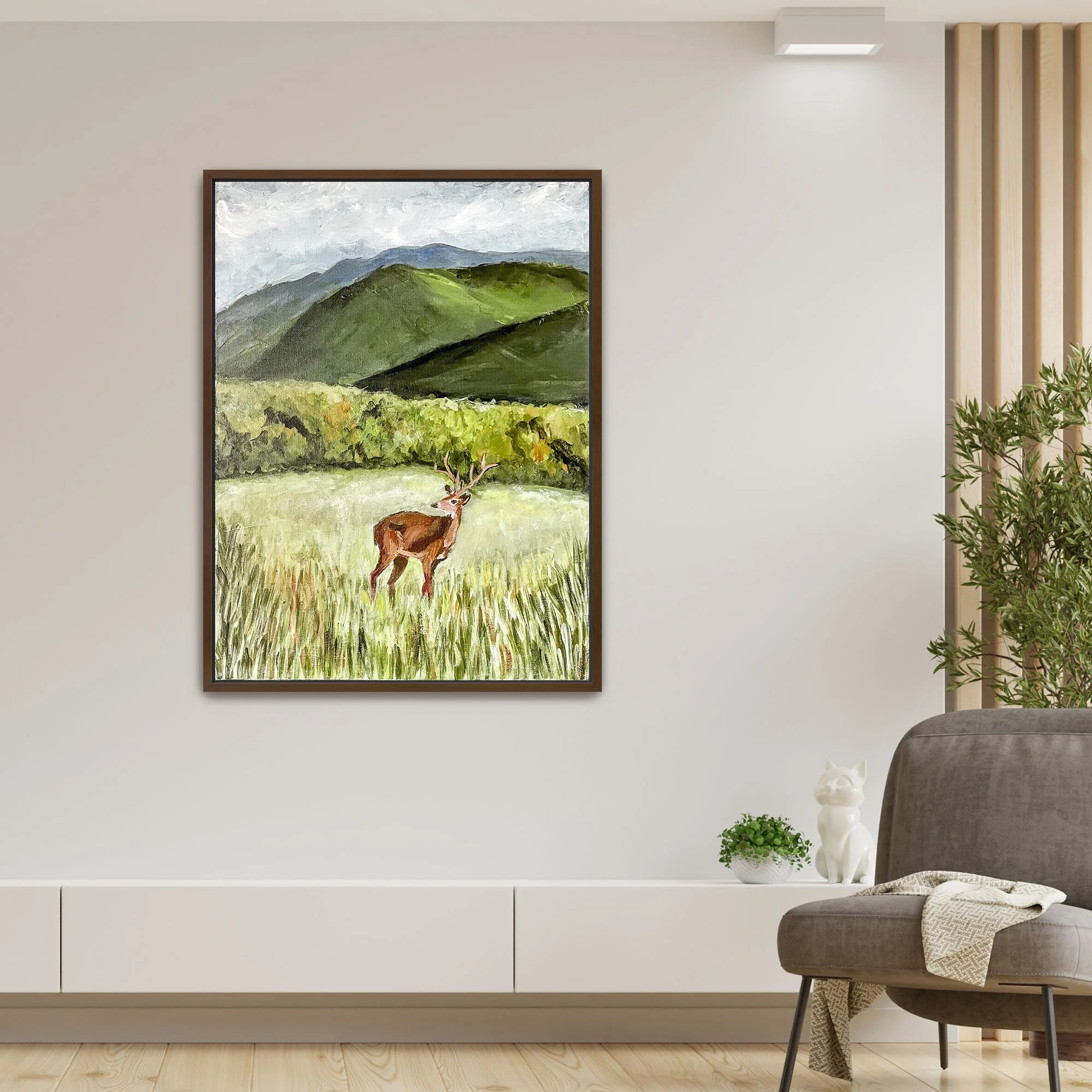 Love Thy Dwelling Print framed walnut.jpg