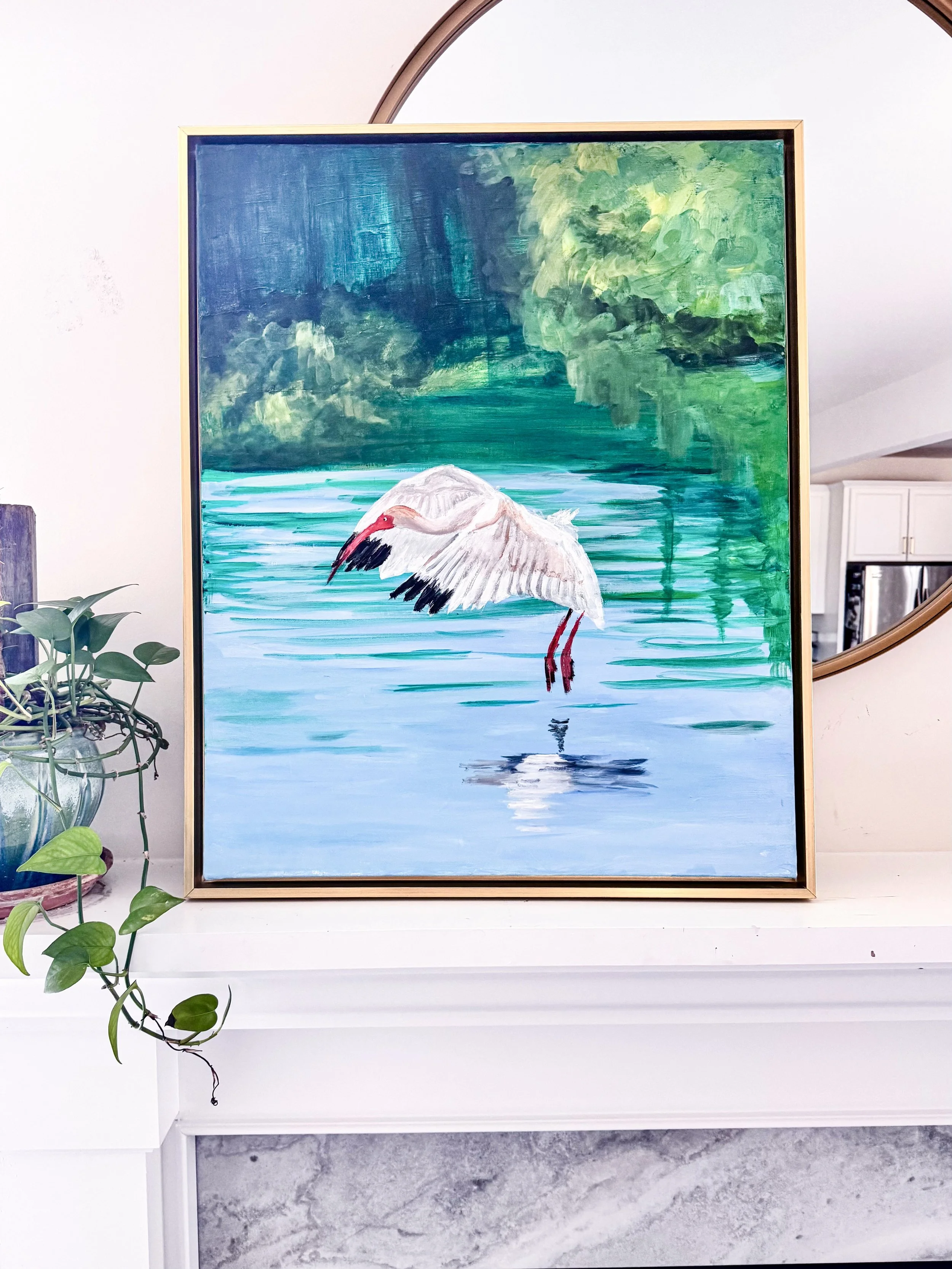 Iris the Ibis Painting by Artist Pooja Roy-7.jpg