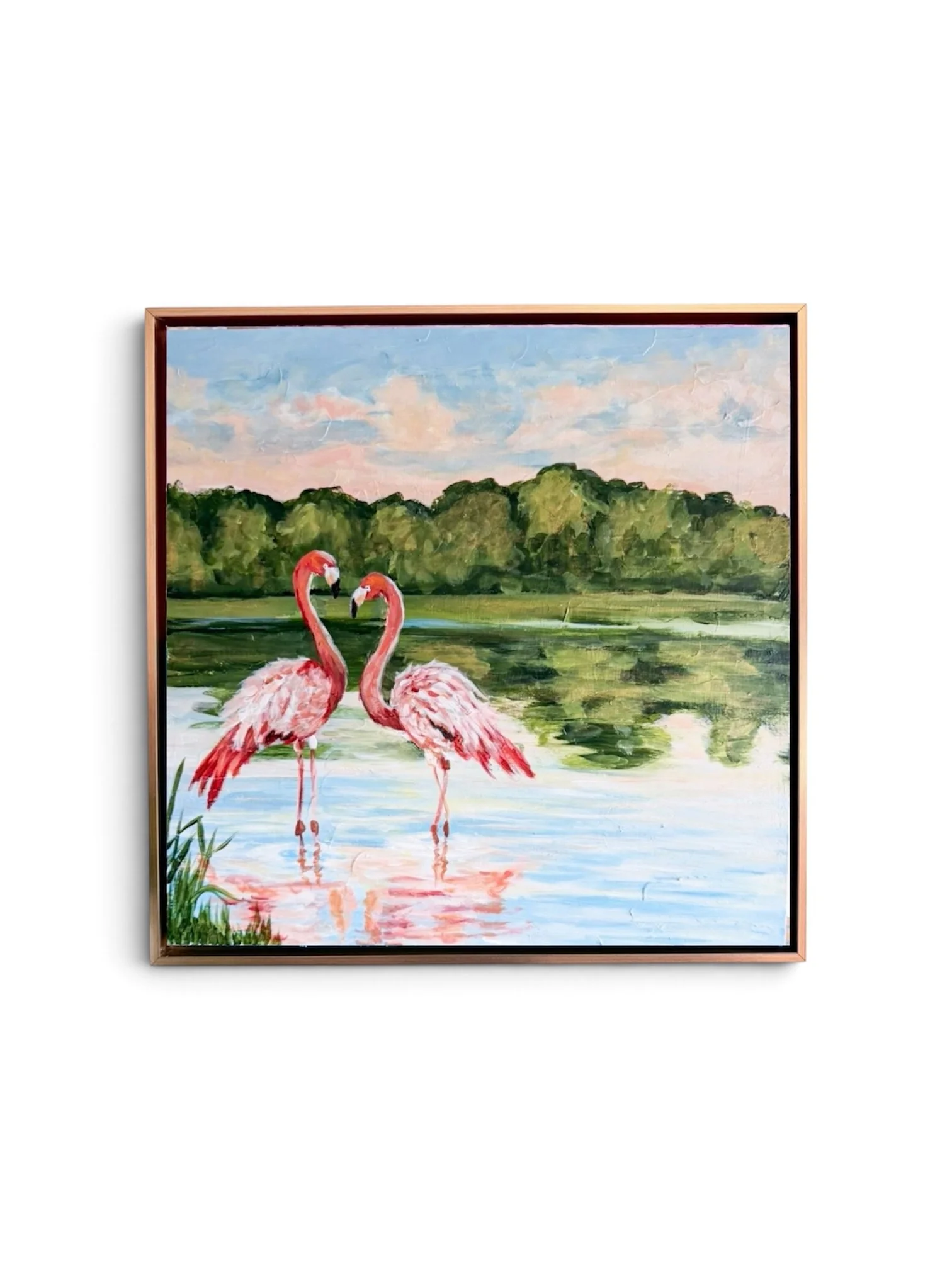 Flamingo Lake Romance by Artist Pooja Roy_1.JPG