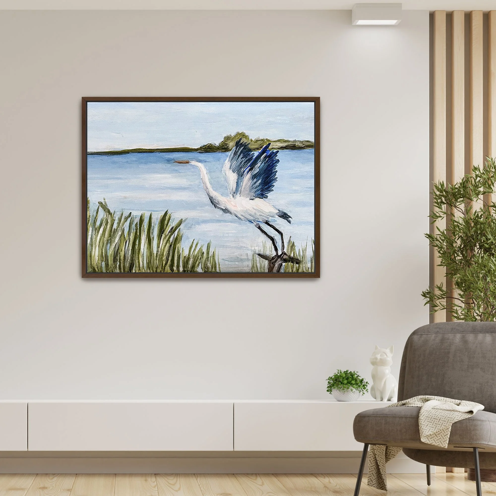 Let's Go Fly Away Print framed walnut.jpg