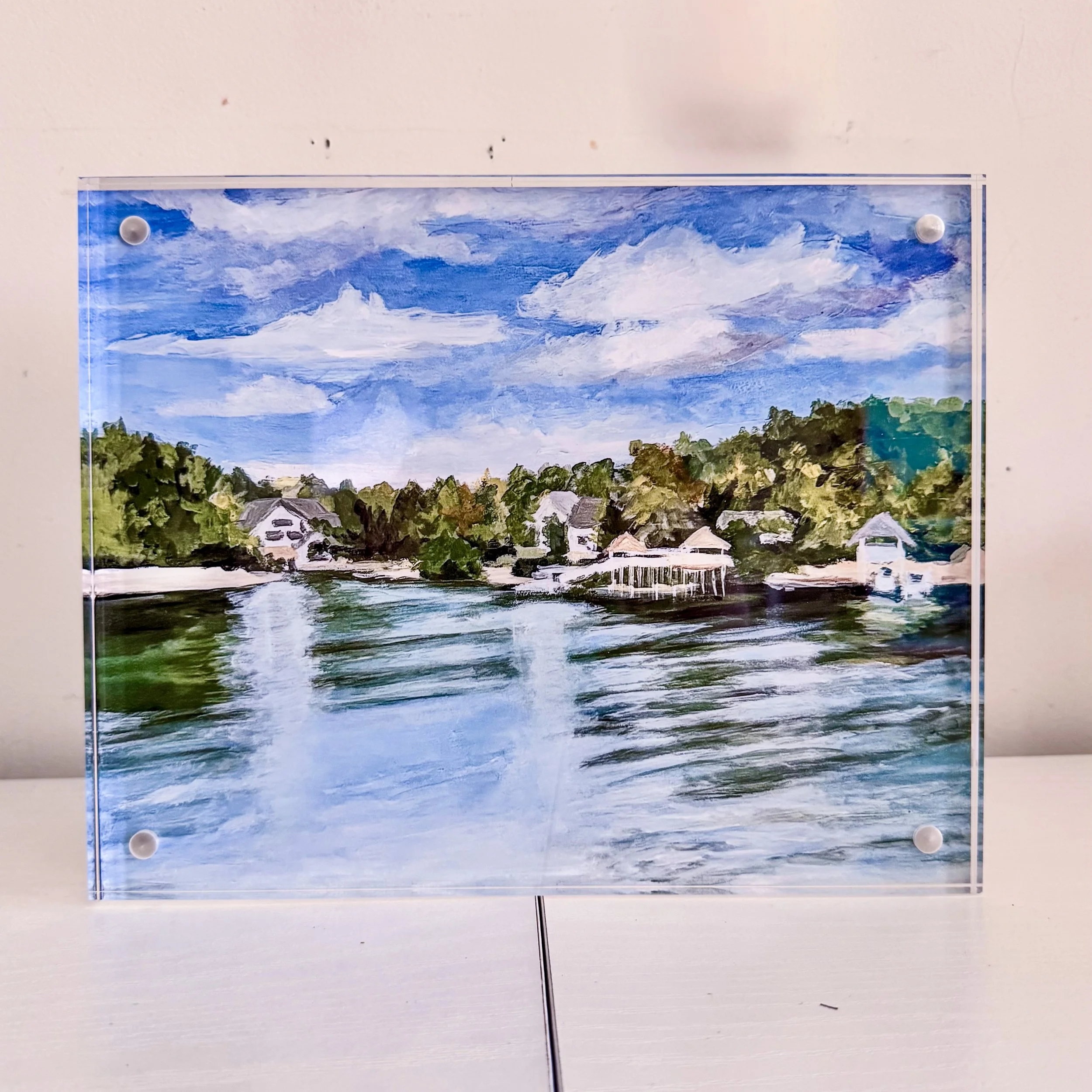 Reflection Acrylic Block Print by Artist Pooja Roy_1.jpg