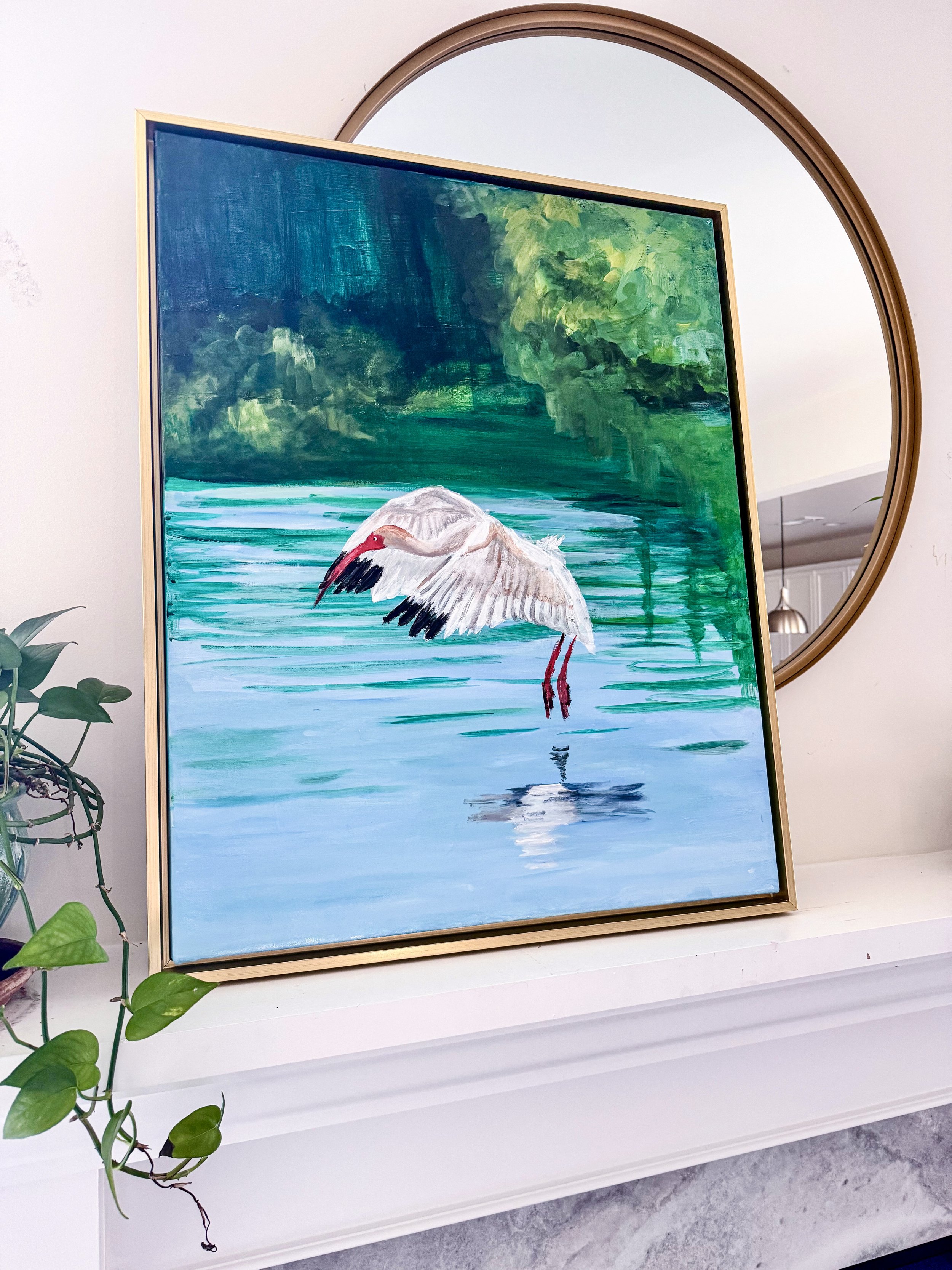 Iris the Ibis Painting by Artist Pooja Roy-5.jpg