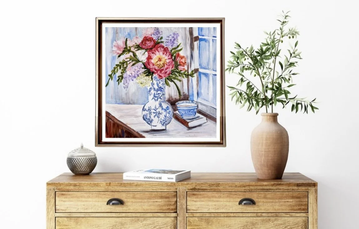 Peony Season Paper Print framed mockup.jpg