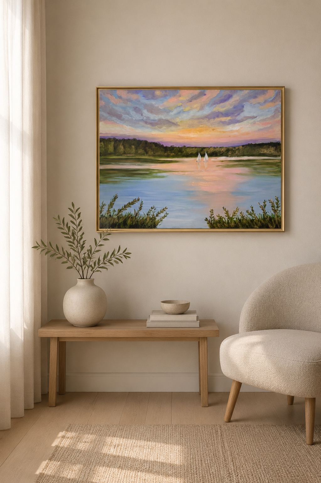 Evening Reflection Painting by Artist Pooja Roy_mockup_1.PNG