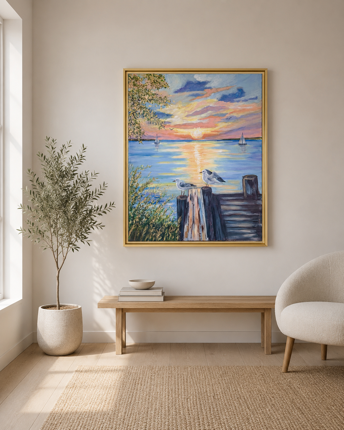 Where the Day Rests Painting by Artist Pooja Roy_mockup.PNG