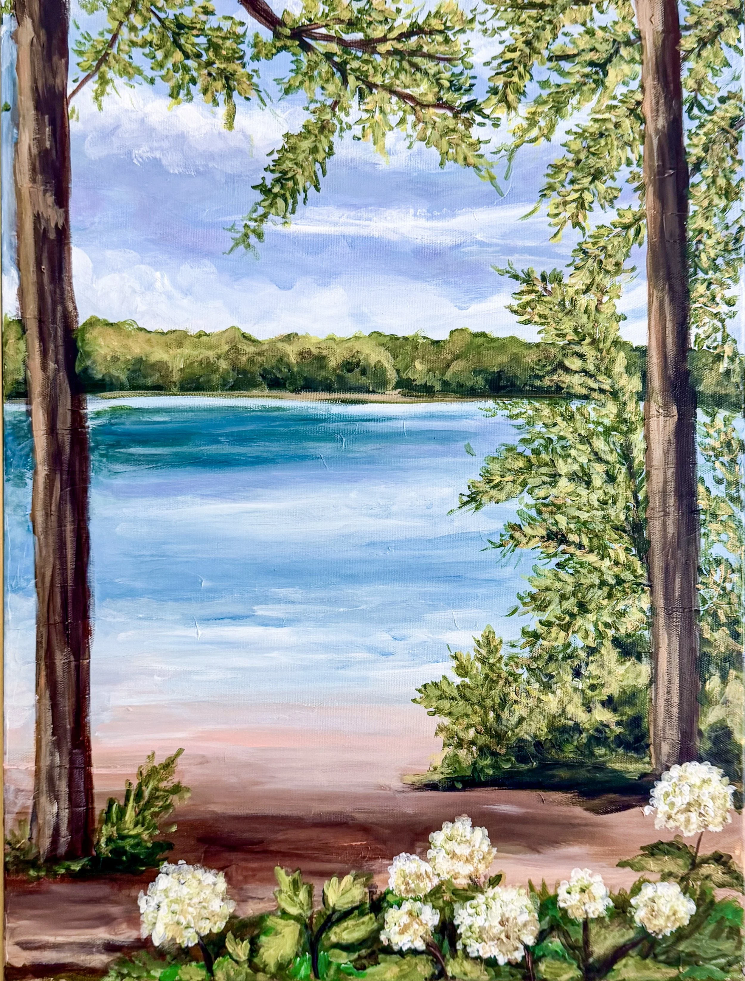 Gentle Escape Painting by Artist Pooja Roy_closeup.jpg