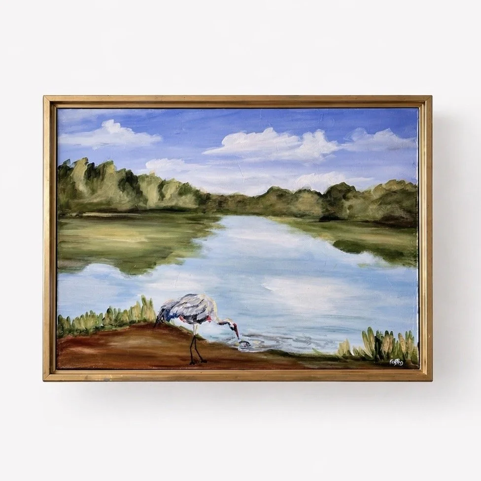 Stillness by the Water Painting by Artist Pooja Roy.jpg