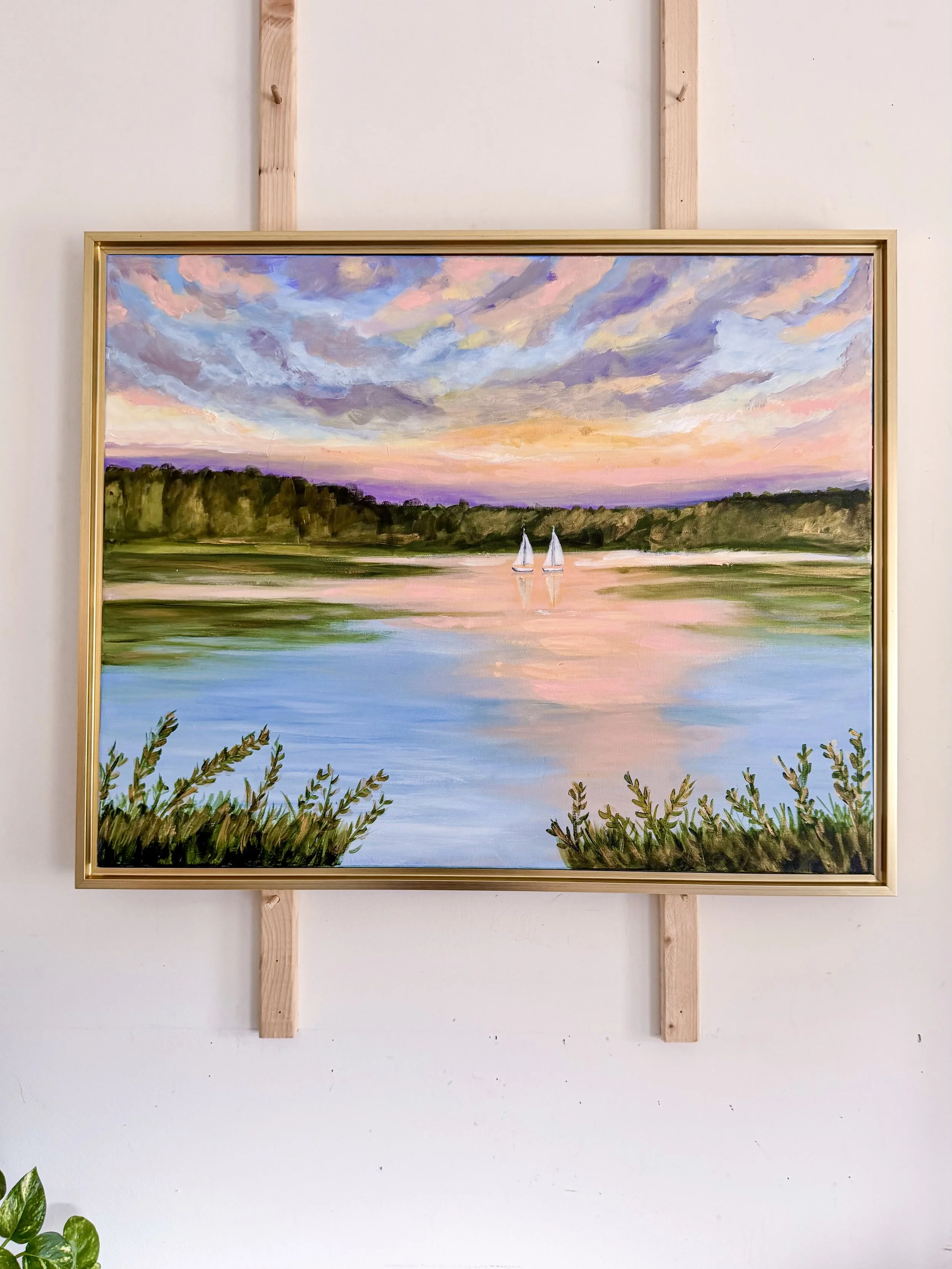 Evening Reflection Painting by Artist Pooja Roy_4.jpg