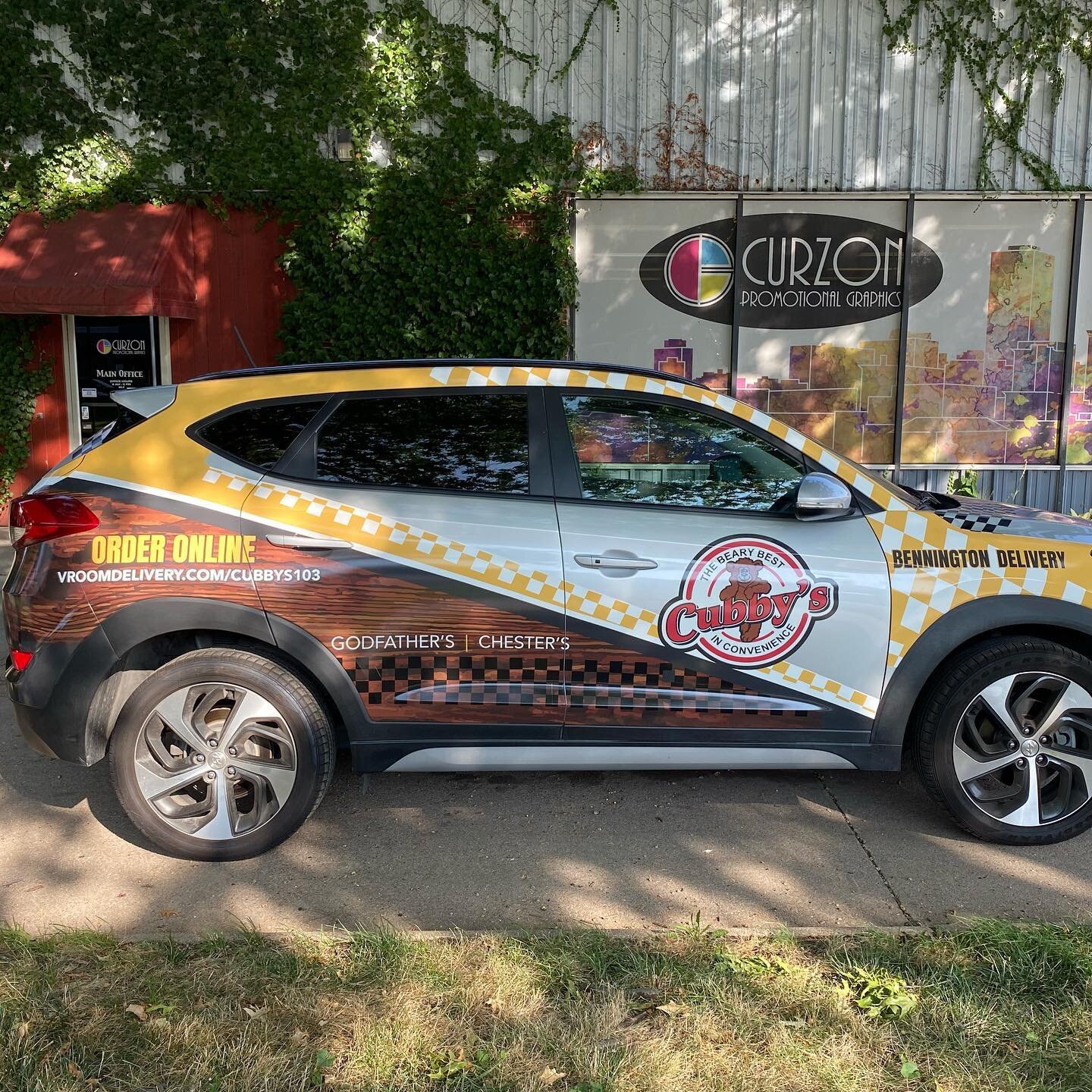 Fresh wrap for fresh food delivery courtesy of #Cubby&rsquo;s 🔥#VehicleWrap #Graphics