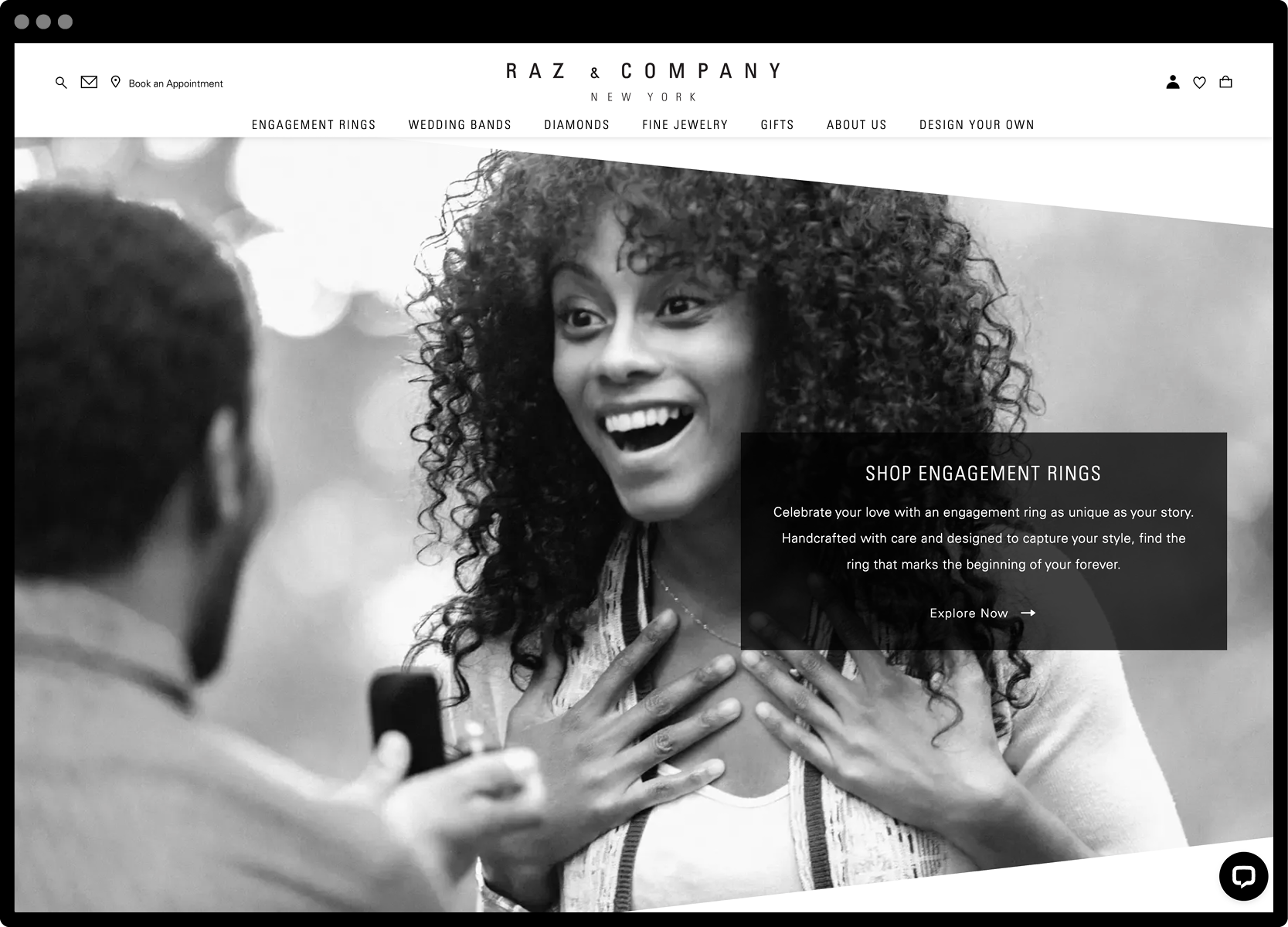 Raz & Company website screenshot