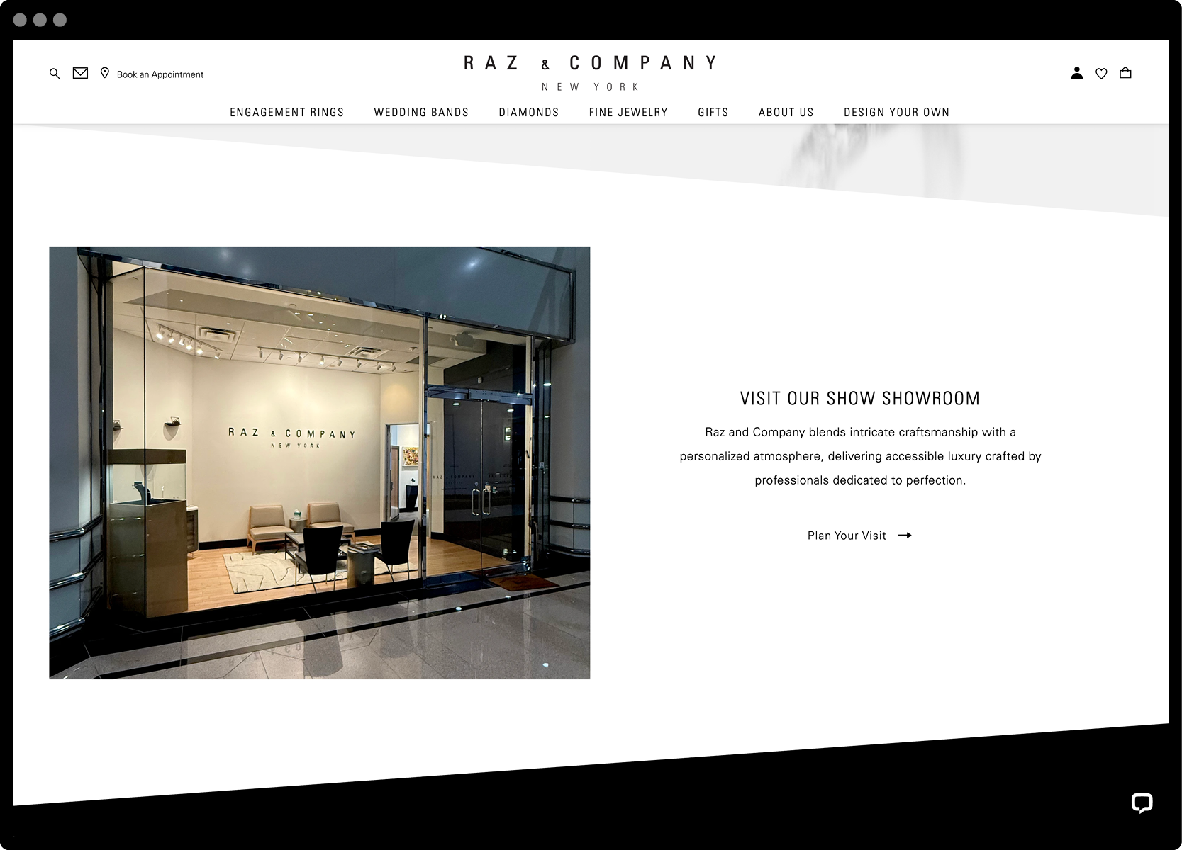 Raz & Company website screenshot
