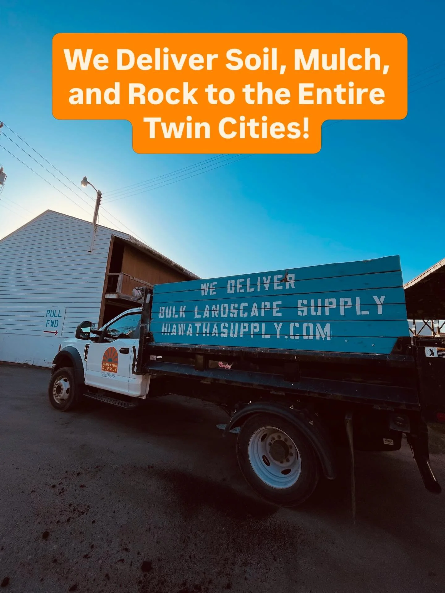 Book a hassle free delivery via our website at Hiawathasupply.com! We sell the best bulk gardening supplies on the market!