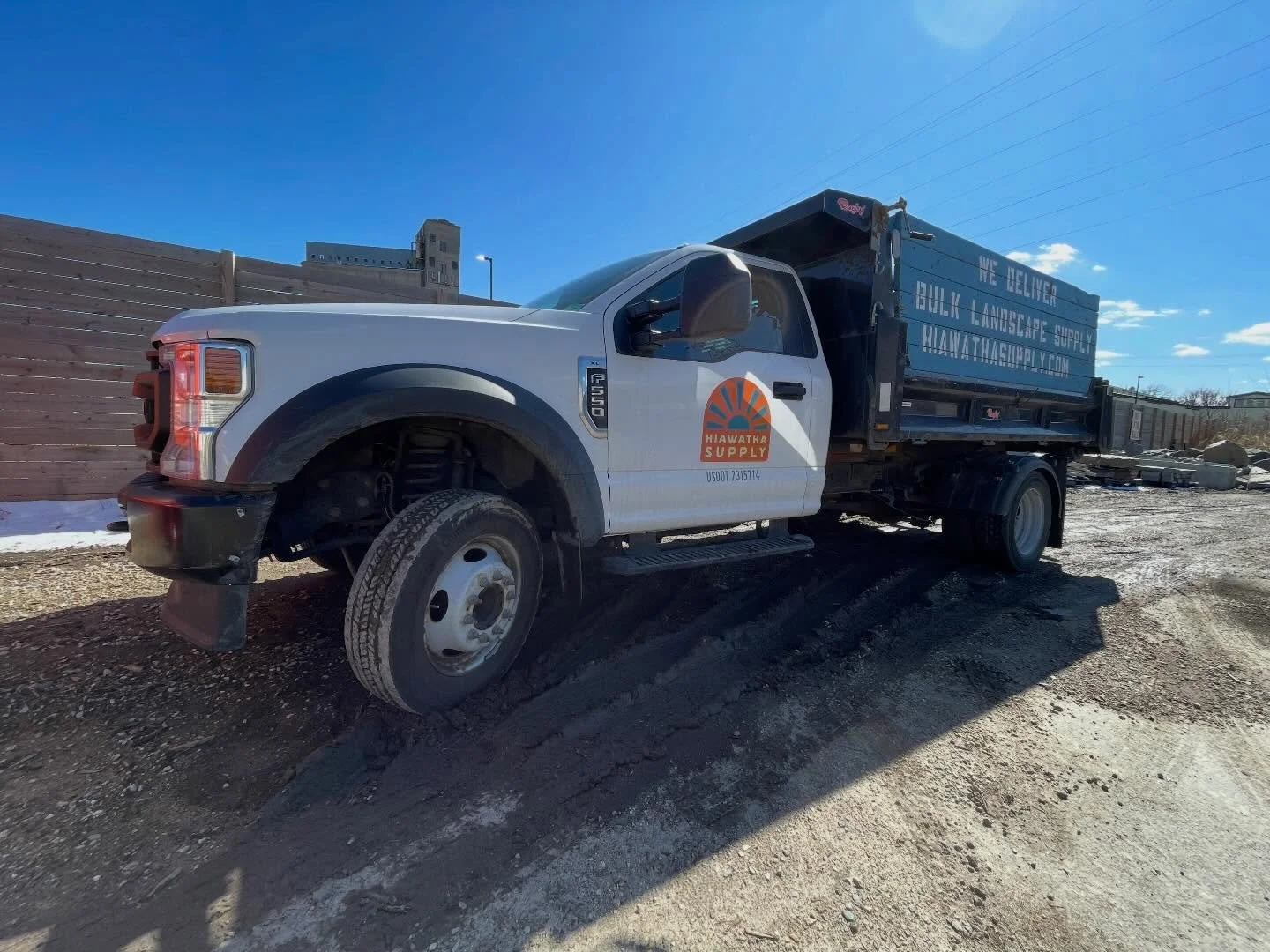 Work smarter not harder! Book a delivery of soil, rock, and mulch today! Info on our website!