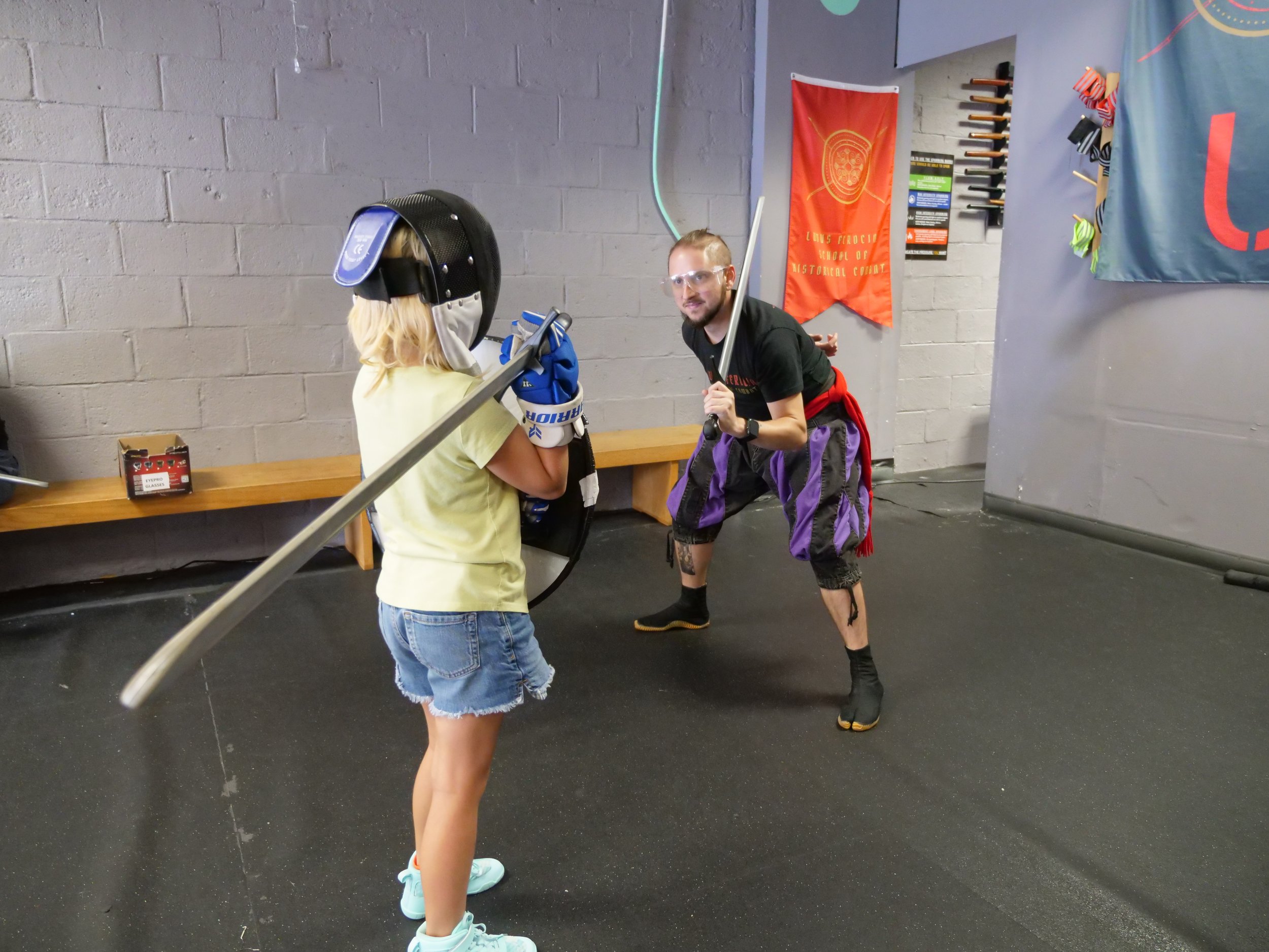 Kids Sword Class with Teacher Norfolk VA