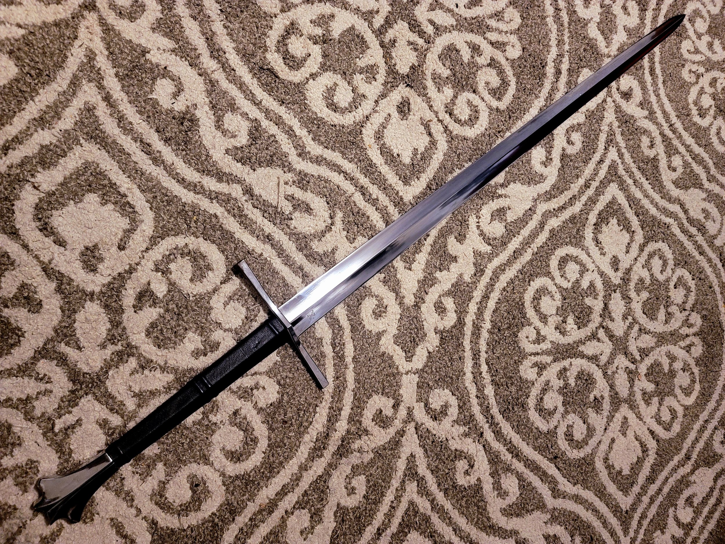  Cold Steel Hand-and-A-Half Sword with Leather/Wood