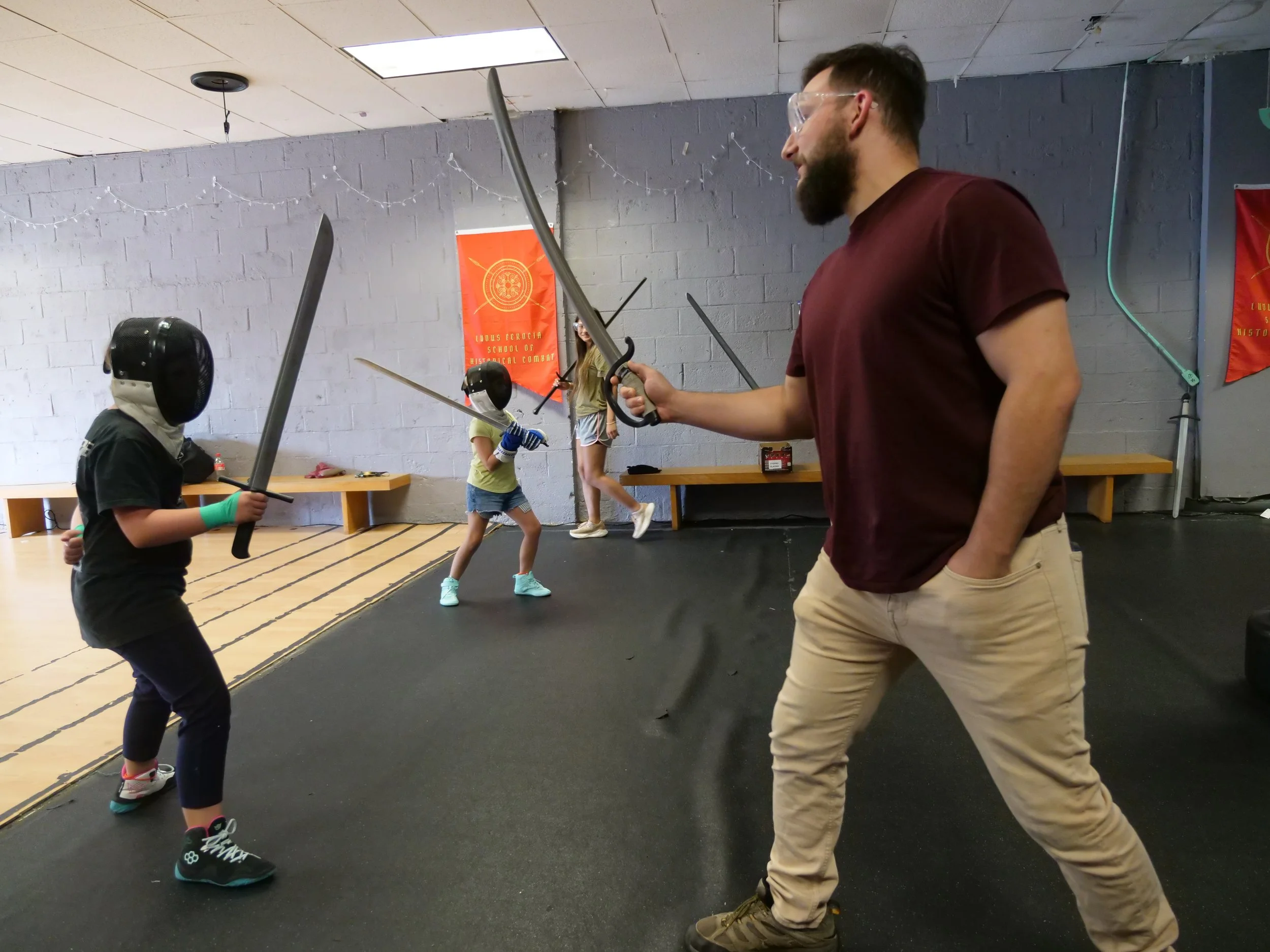 Swordfighting class in Norfolk, VA Knightforge Academy