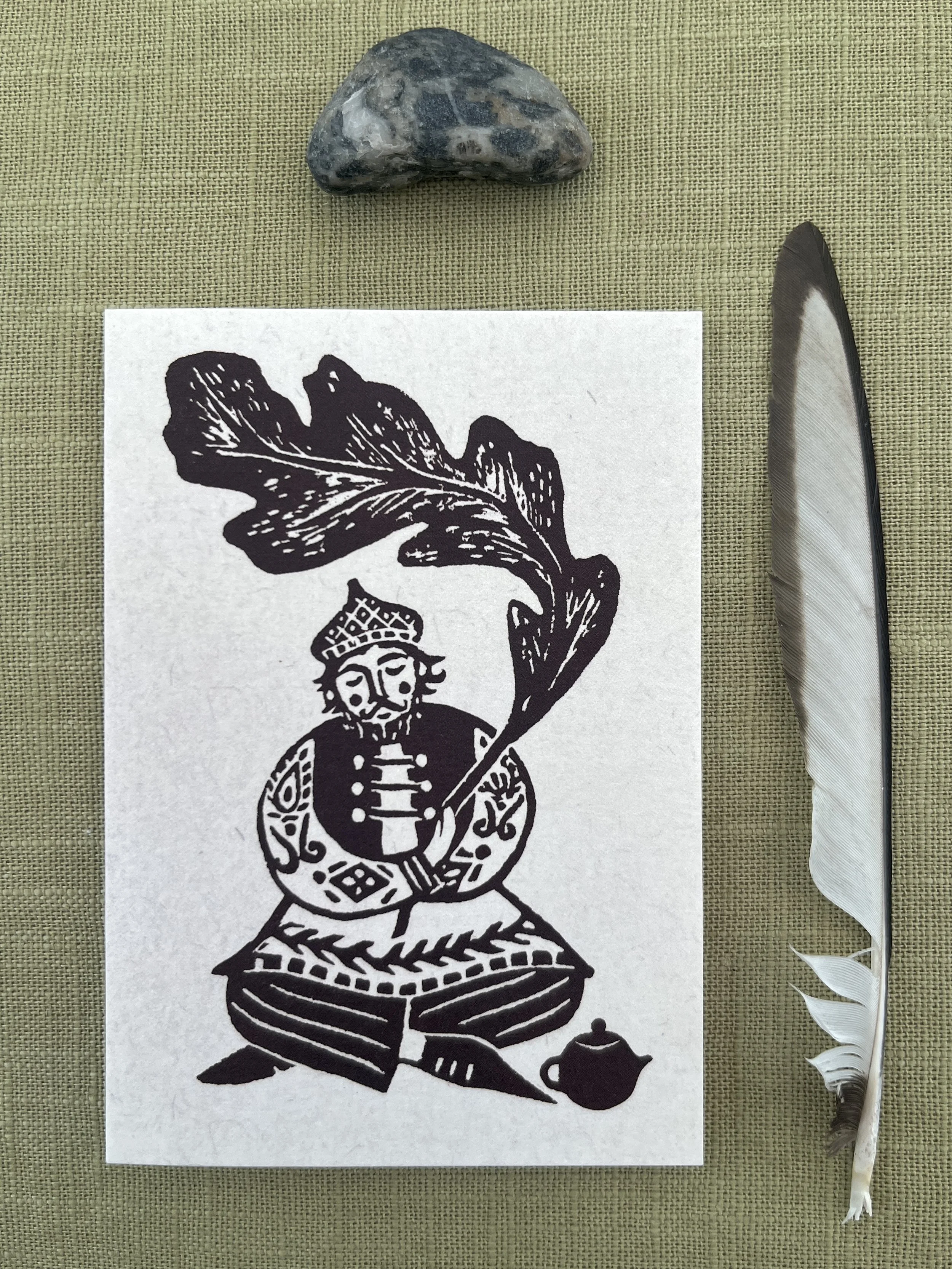 Acorn Man - A7 Card