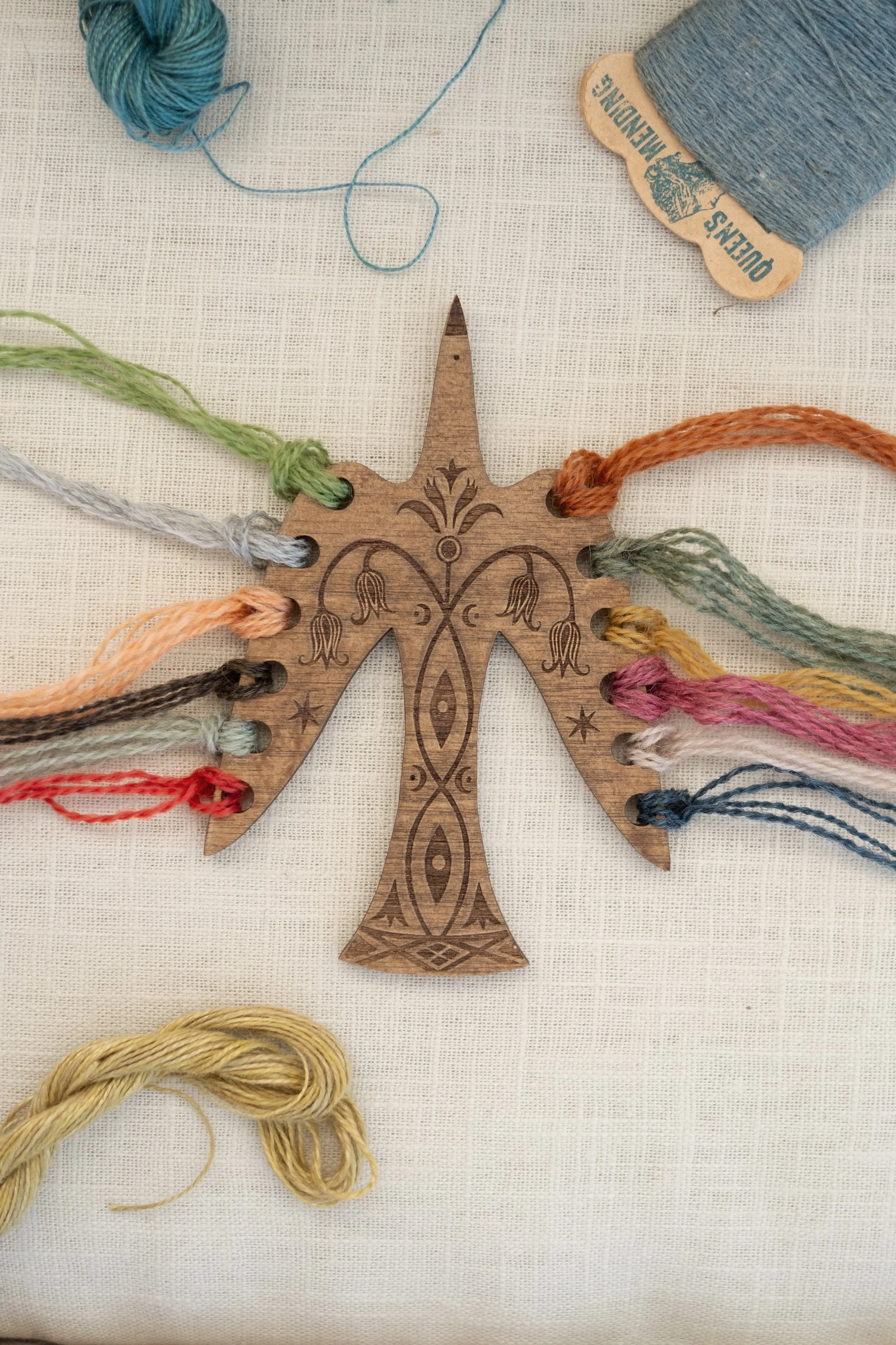 Wooden Thread Holder