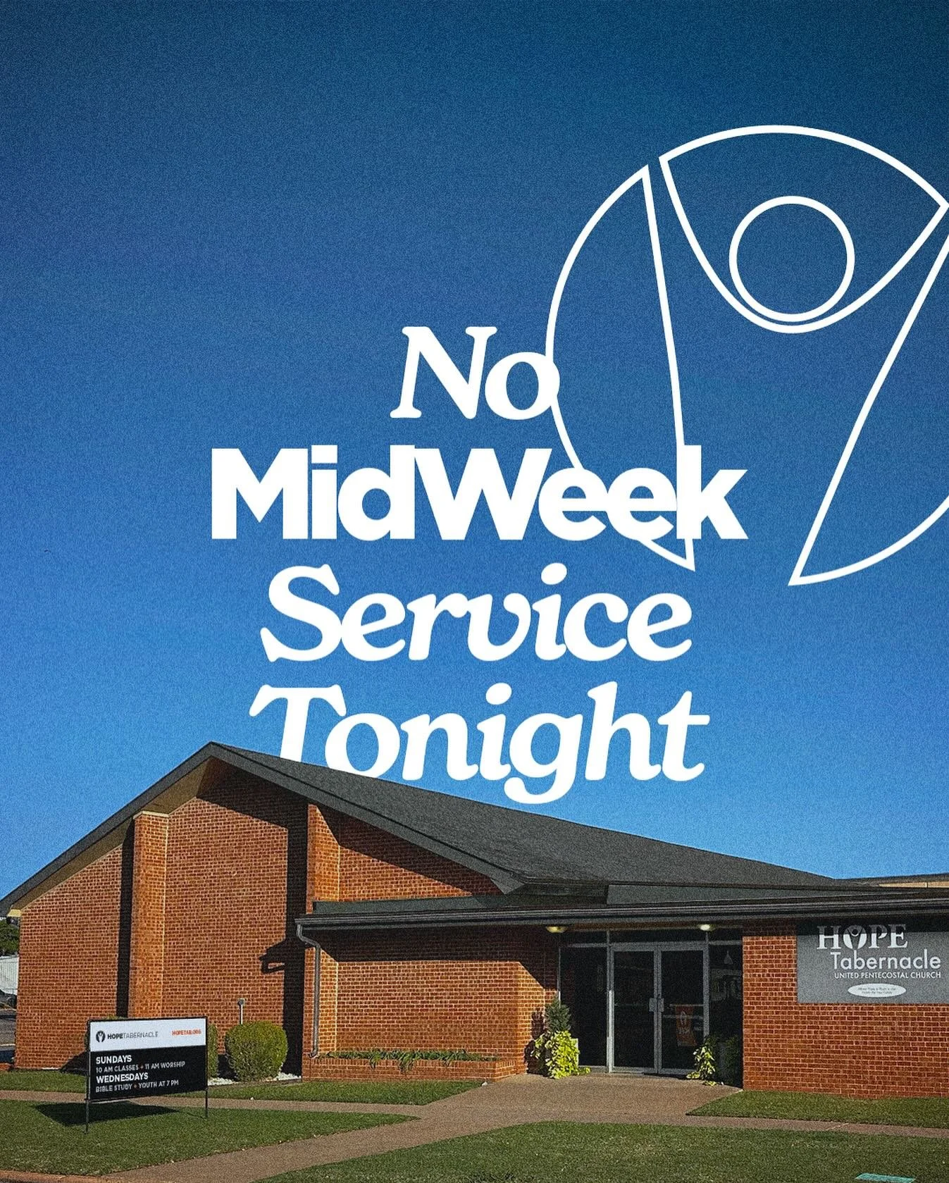 Reminder that there will be no Midweek tonight. We hope you enjoy time with family and friends!