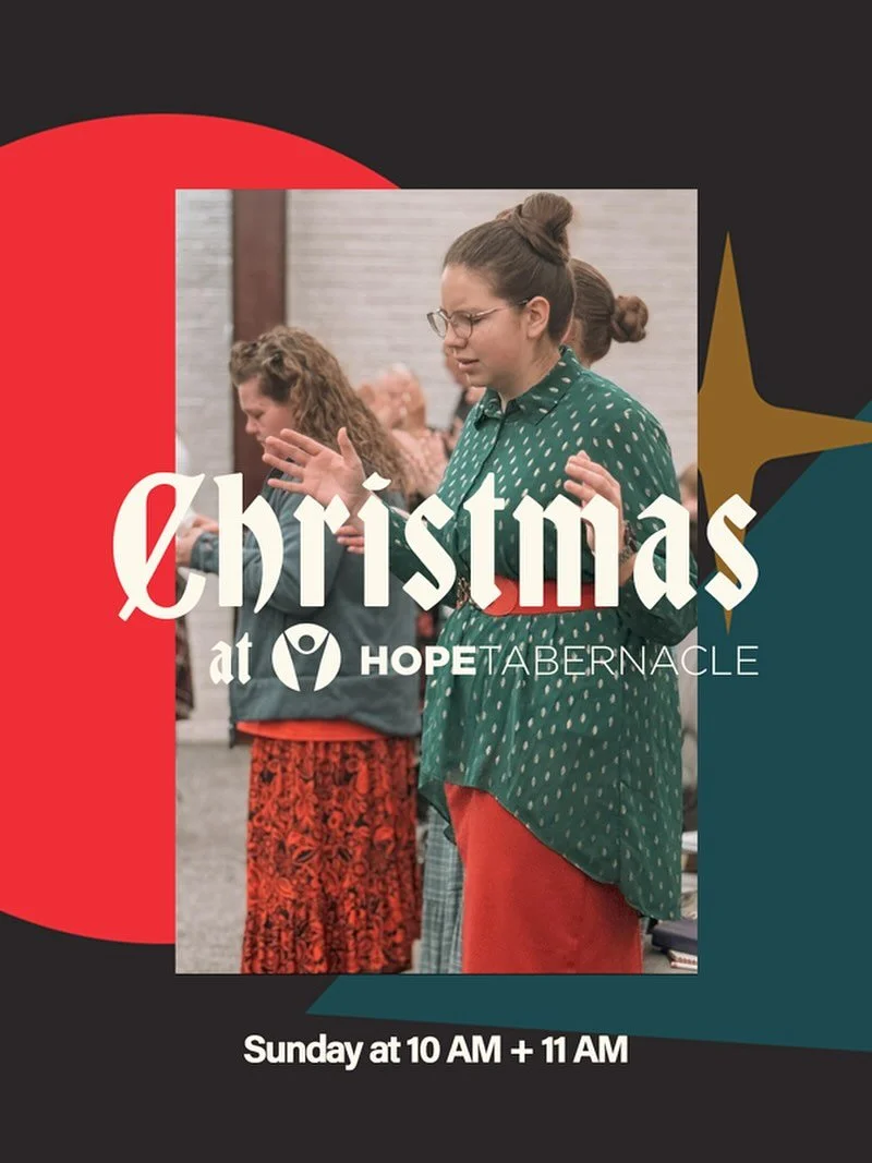 Christmas at Hope is tomorrow! ✨ We can&rsquo;t wait to worship with you.
