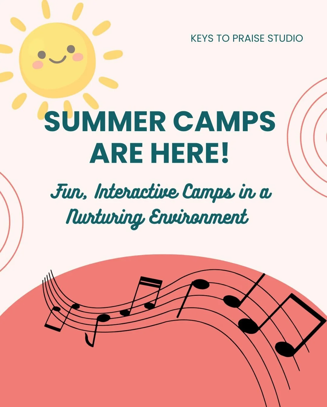 Looking for something meaningful (and fun!) for your child this summer? ☀️🎹

Summer music camps are here!

Interactive camps for ages 4&ndash;12, no experience needed!

✨ Small groups ✨ Creative, engaging themes ✨ Caring, experienced teachers

All c