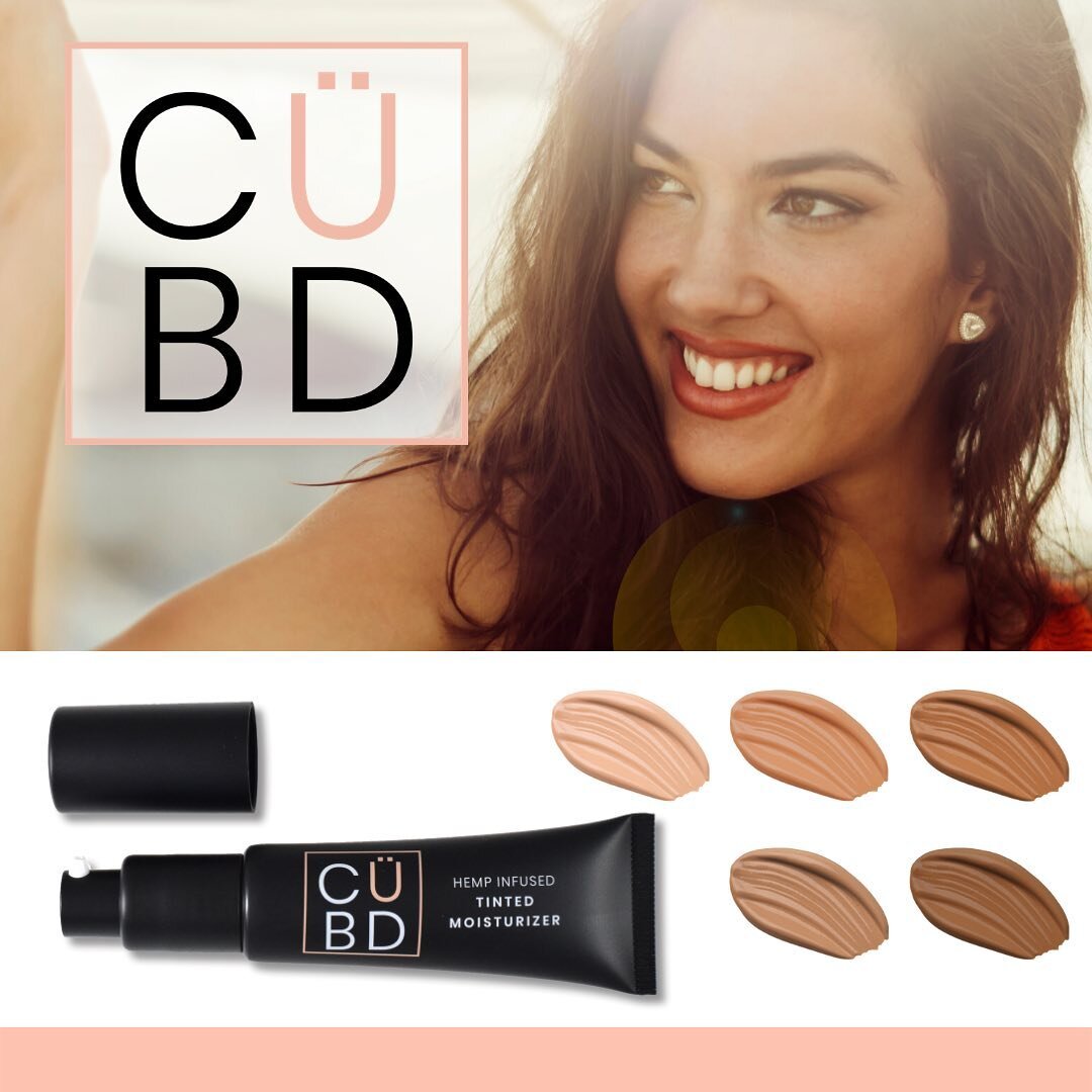 Bare it all with the perfect amount of sheer coverage and confidence with CUBD&rsquo;s Tinted Moisturizer. Puts skincare first, thanks to plant-powered hemp oil isolate packed with rejuvenating antioxidants in 5 fabulous shades. #cubd #cubdbeauty #he