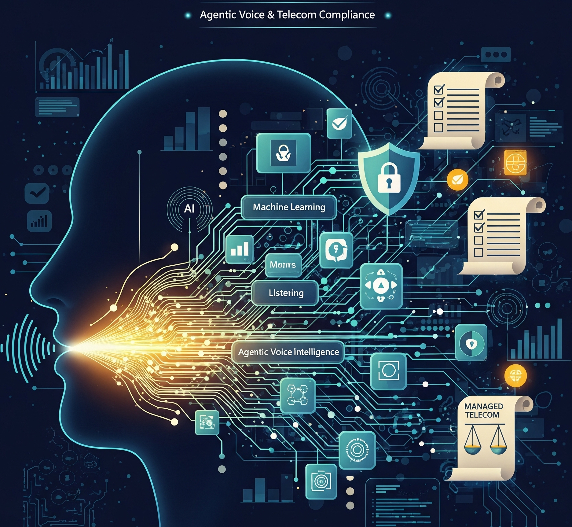 Agentic Voice Intelligence: The Future of Managed Telecom Compliance