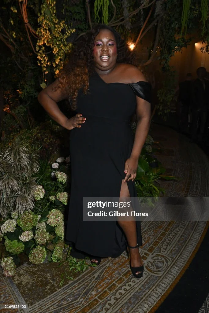Alex Newell @ Christian Siriano NYFW Show 
Styled by Christian Siriano
Hair by Monique Gaffney
Makeup by Kelly Bellevue